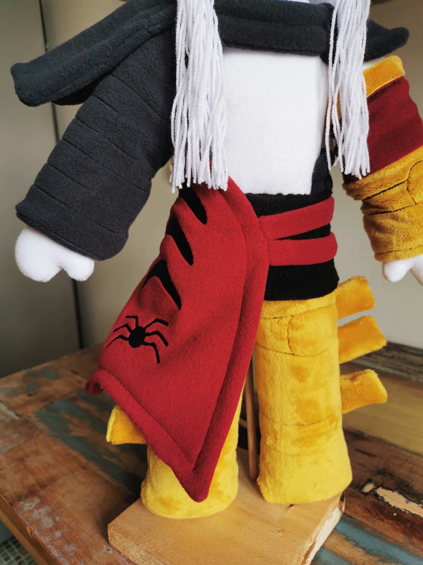 Kain Plush, Blood Omen - Legacy of Kain replica plush, Custom plush vampire inspired by Blood Omen Game, Kain custom plush doll 55 cm