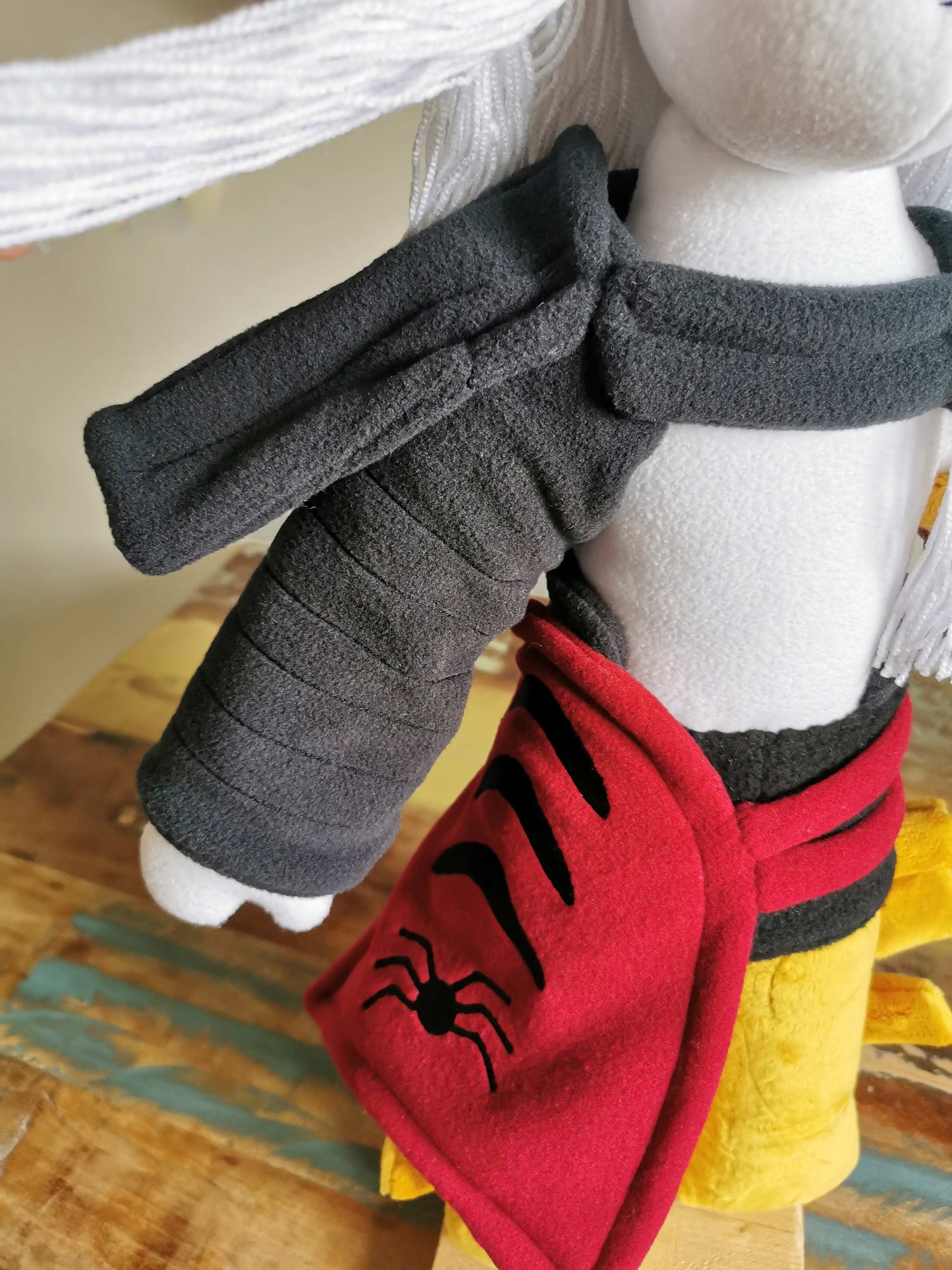 Kain Plush, Blood Omen - Legacy of Kain replica plush, Custom plush vampire inspired by Blood Omen Game, Kain custom plush doll 55 cm