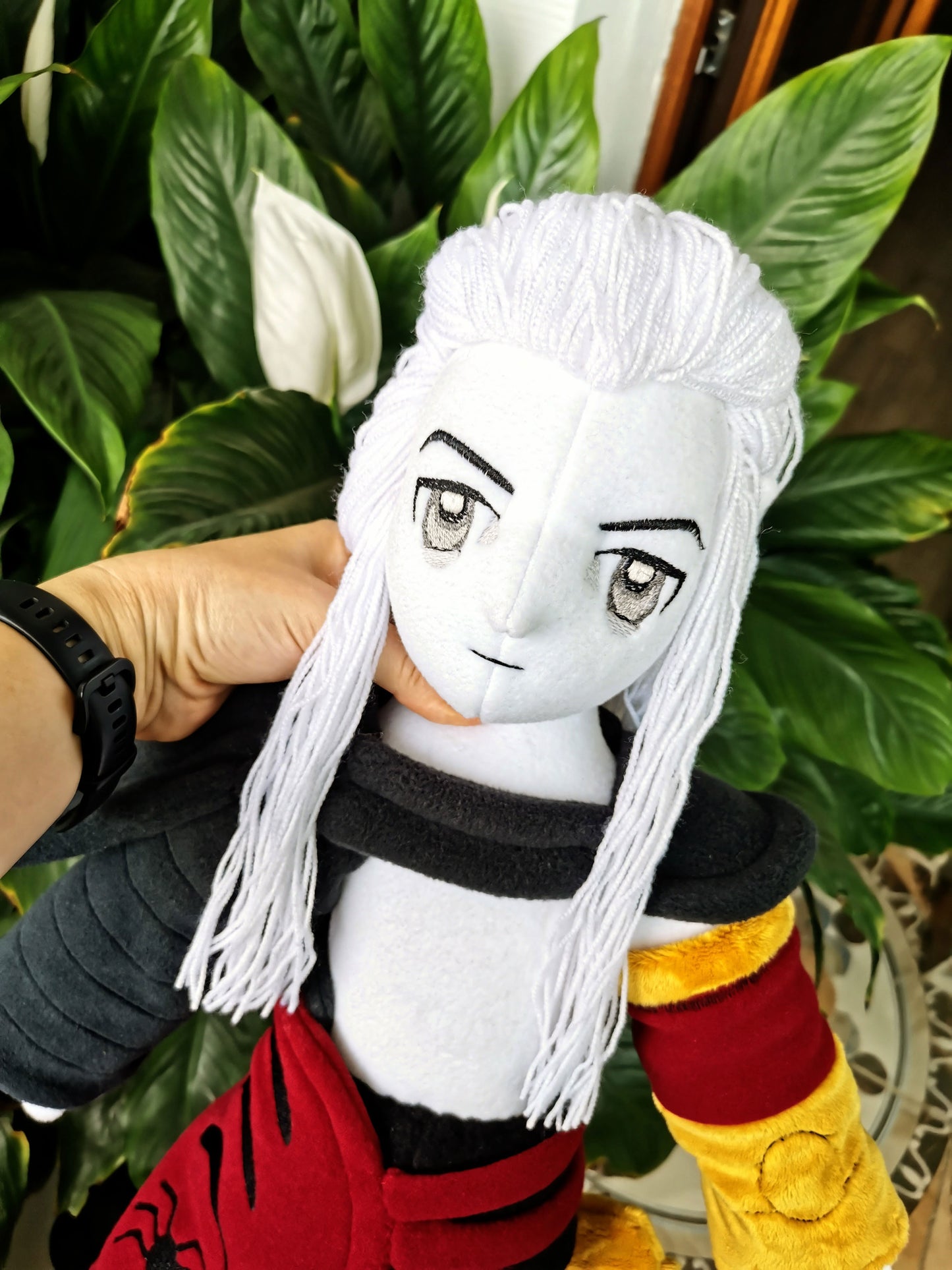Kain Plush, Blood Omen - Legacy of Kain replica plush, Custom plush vampire inspired by Blood Omen Game, Kain custom plush doll 55 cm