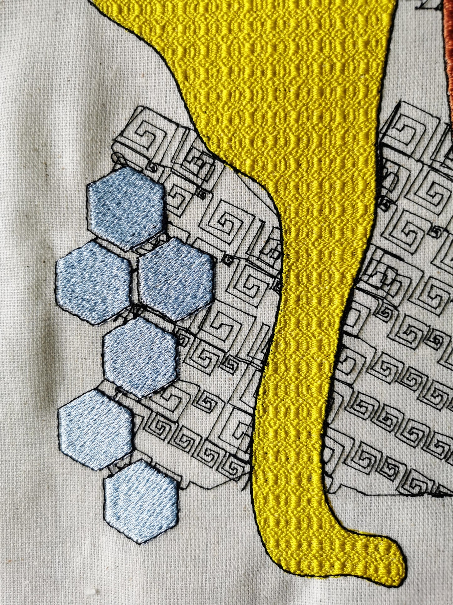 Sunset Dialogues: An Embroidered Tapestry of Timeless Conversations