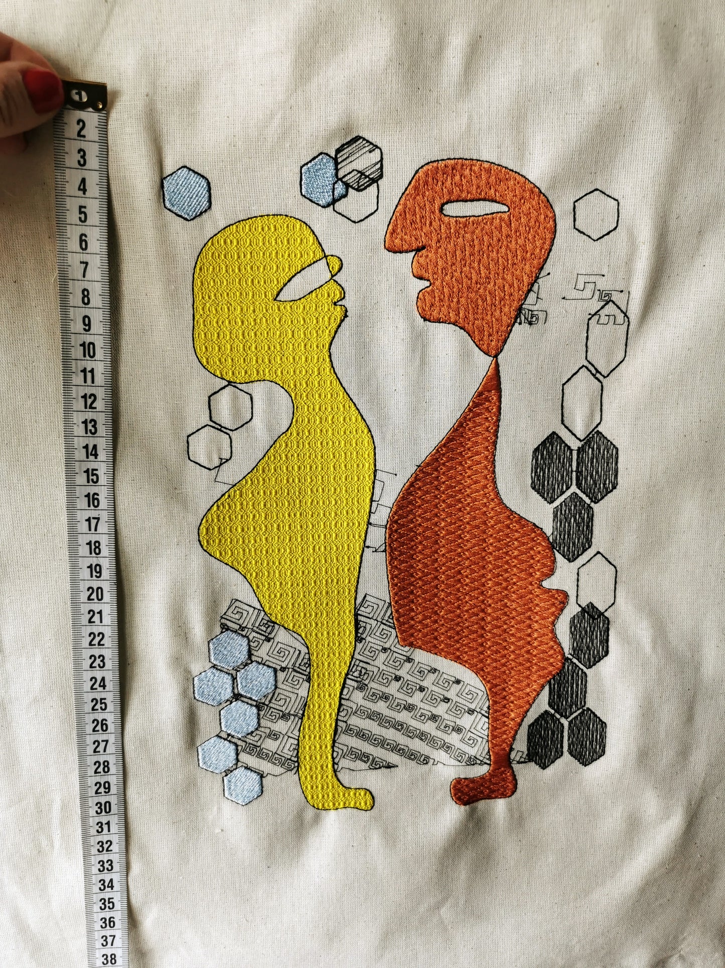 Sunset Dialogues: An Embroidered Tapestry of Timeless Conversations