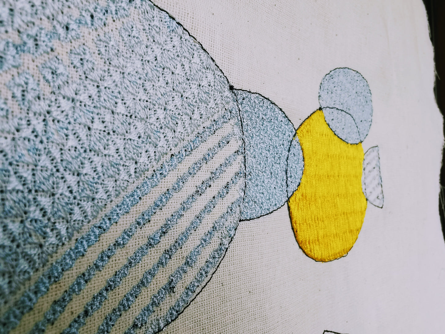 Sun-Soaked Silhouettes: A Dance of Light and Joy - Wall Art Embroidery