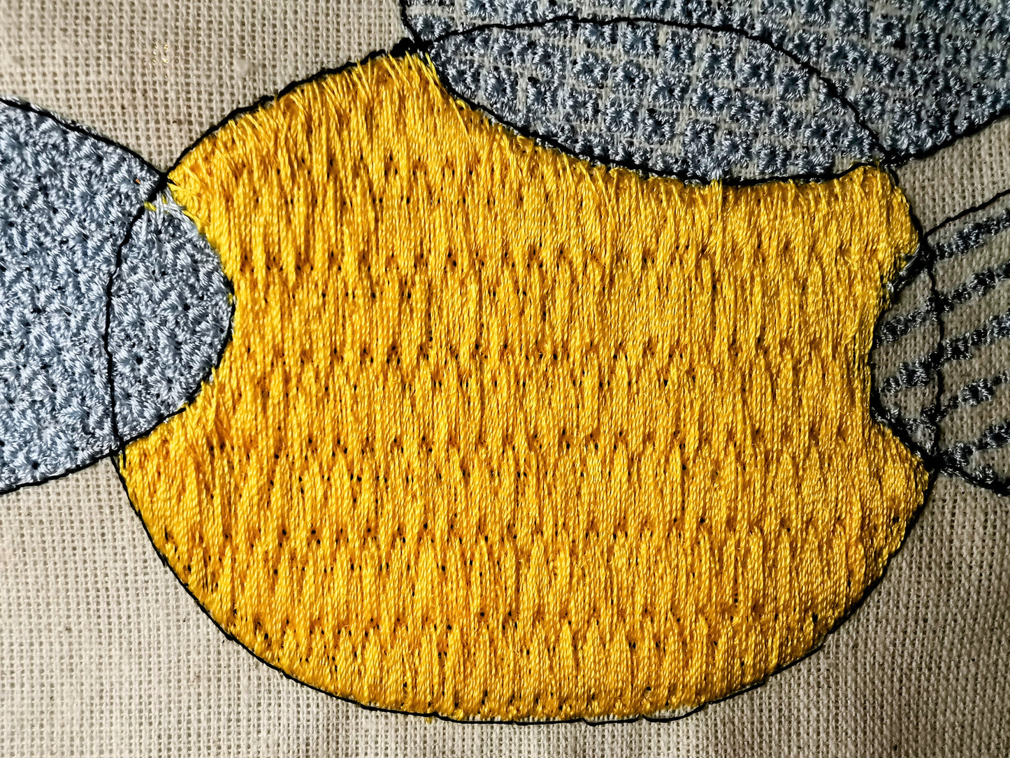 Sun-Soaked Silhouettes: A Dance of Light and Joy - Wall Art Embroidery