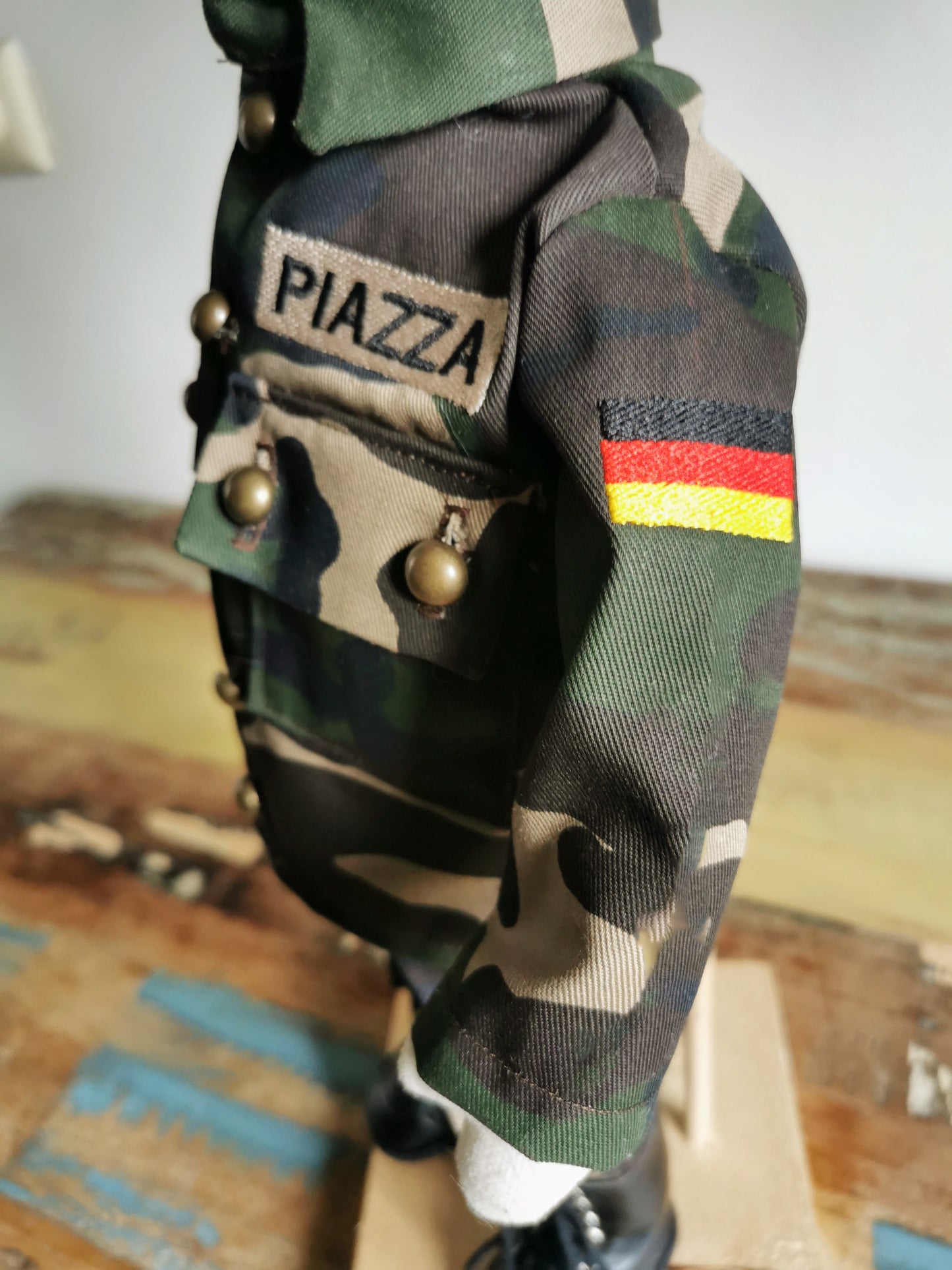 Personalized Doll based on photos, mini-me plush soldier portrait doll , look-alike doll, custom plushie of military, 50 cm