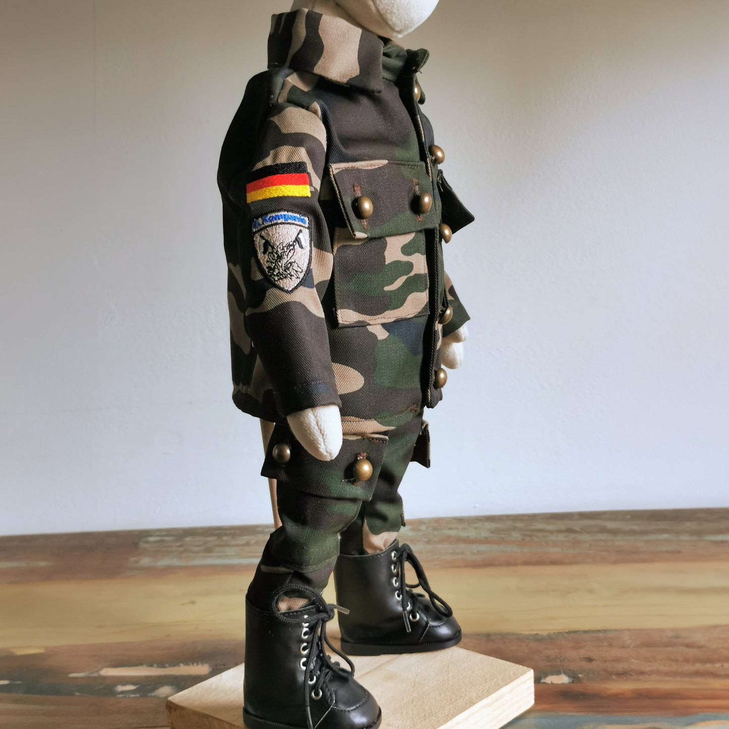 Personalized Doll based on photos, mini-me plush soldier portrait doll , look-alike doll, custom plushie of military, 50 cm