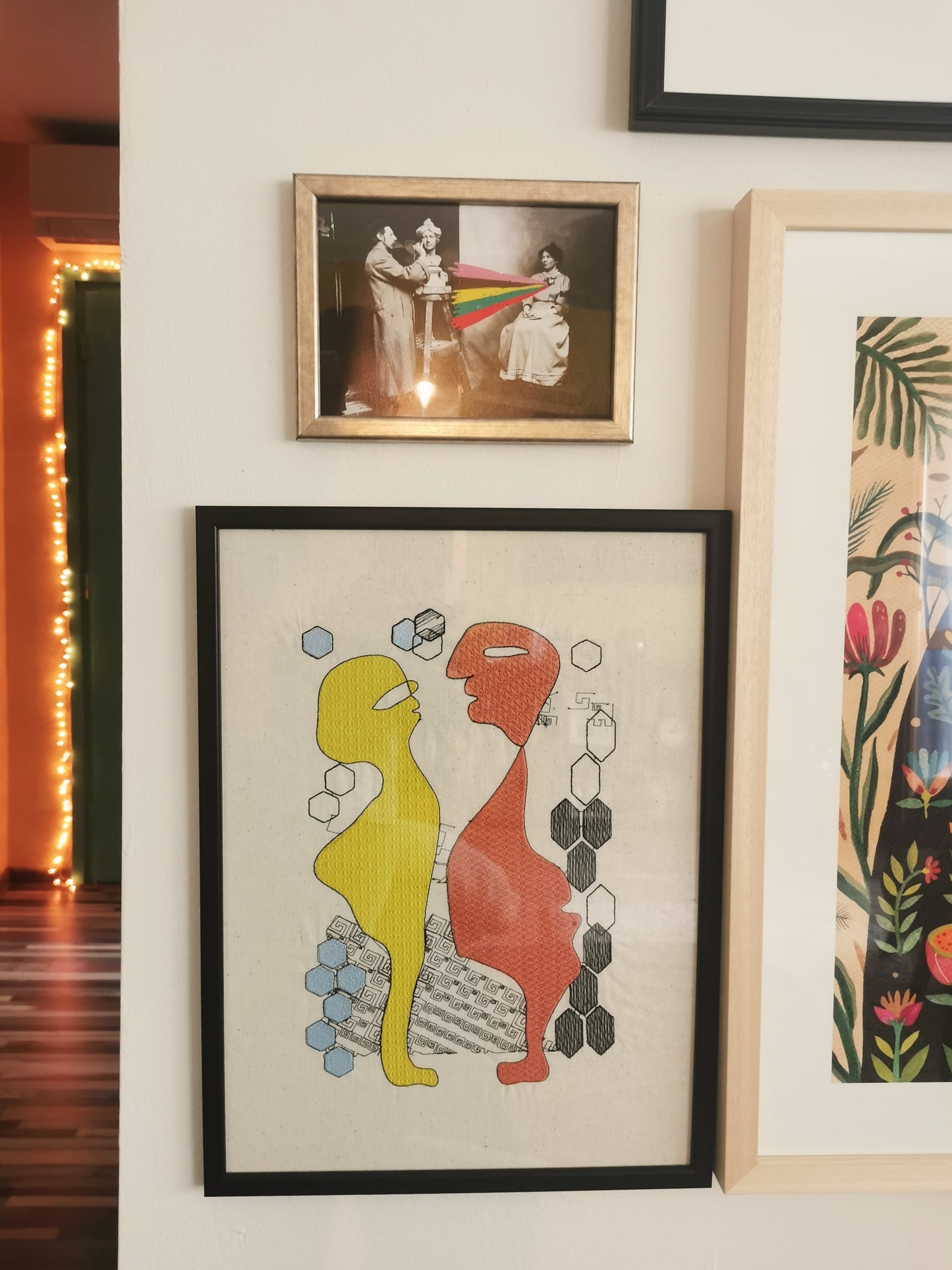 Sunset Dialogues: An Embroidered Tapestry of Timeless Conversations