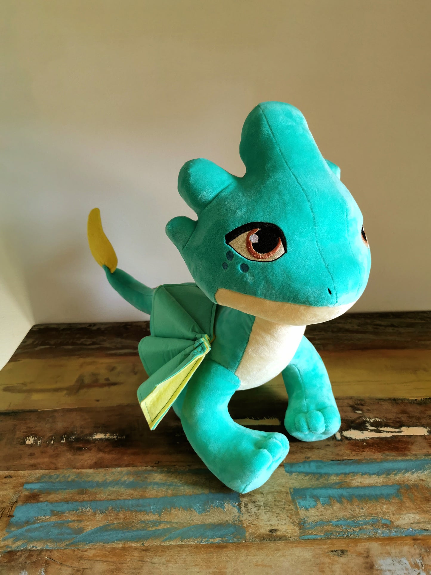 Summer - Dragon Rescue Riders replica plush, custom plush dragon figurine from Rescue Riders, 50/40 cm