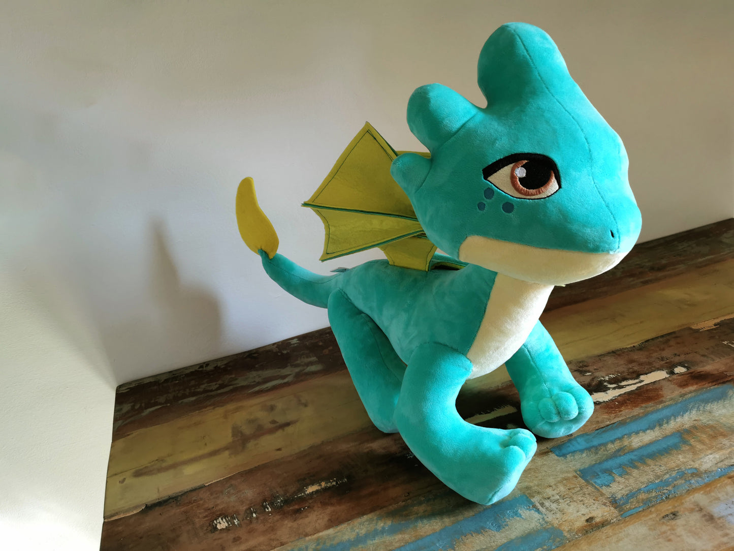 Summer - Dragon Rescue Riders replica plush, custom plush dragon figurine from Rescue Riders, 50/40 cm