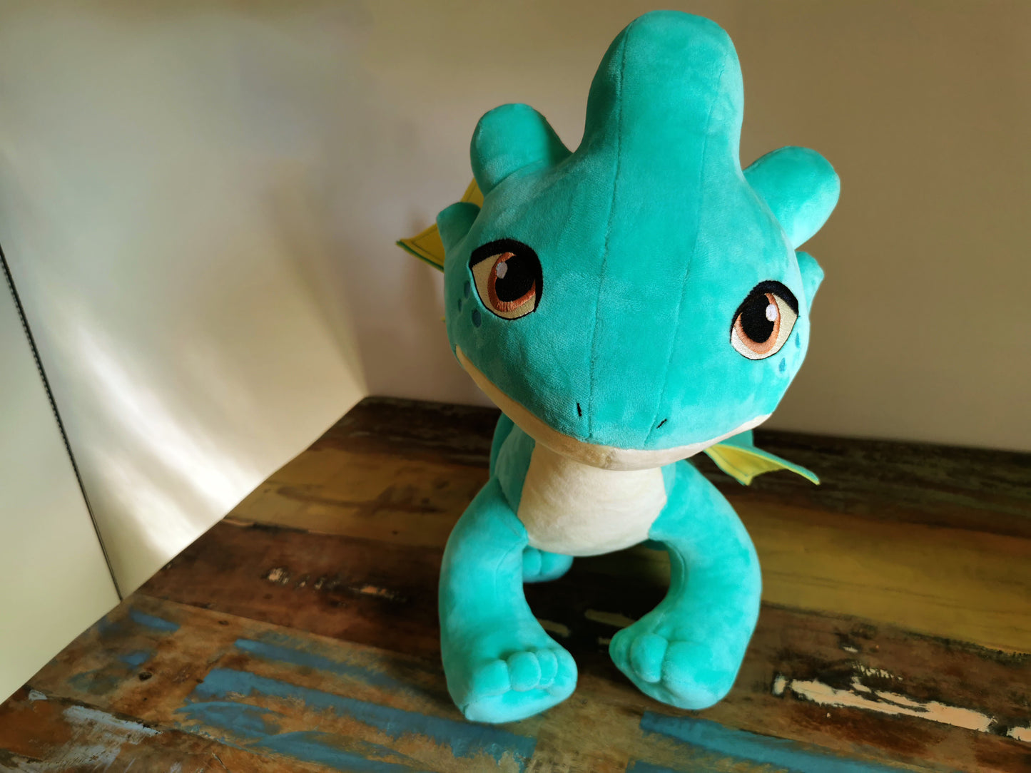 Summer - Dragon Rescue Riders replica plush, custom plush dragon figurine from Rescue Riders, 50/40 cm
