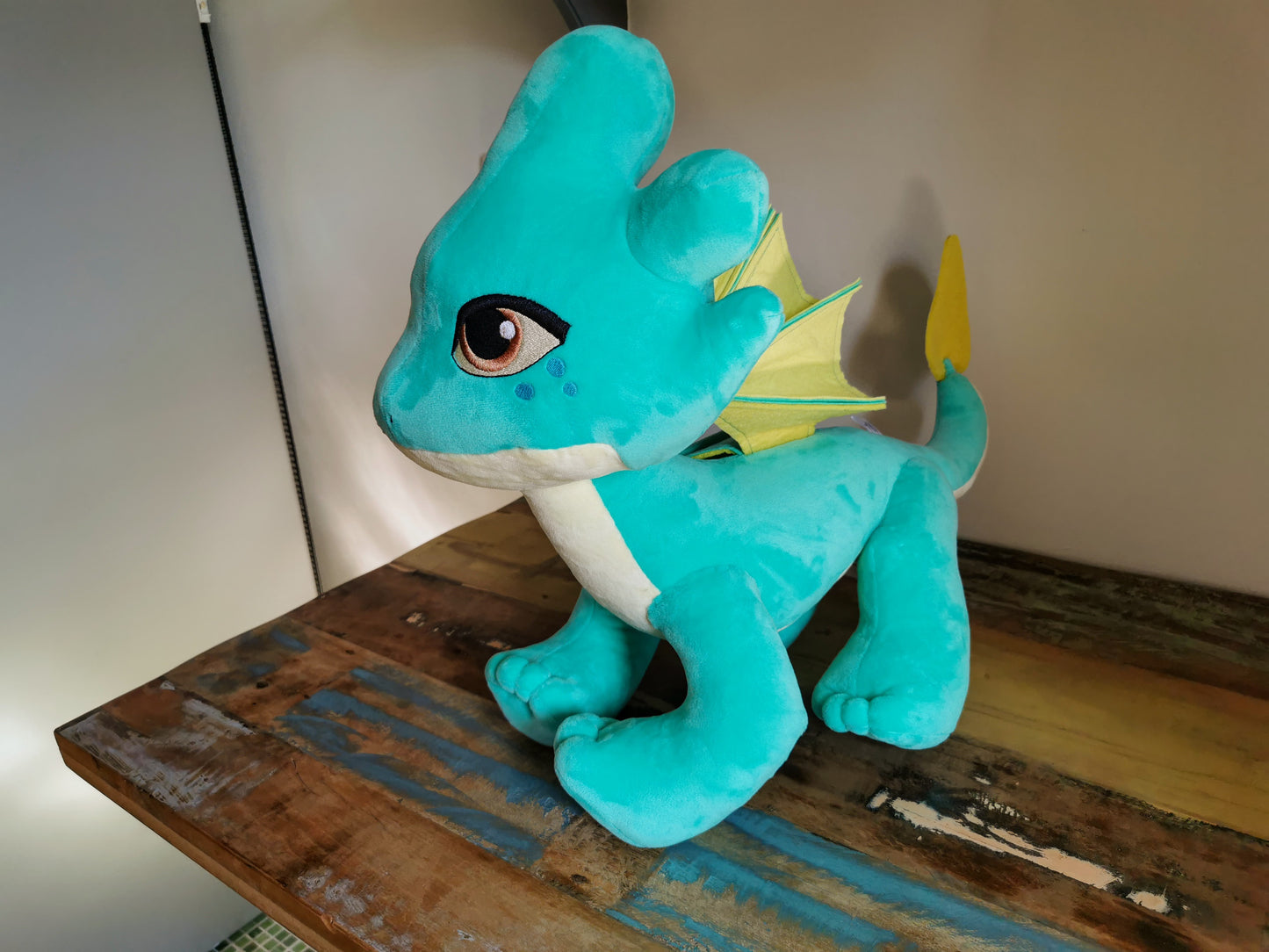 Summer - Dragon Rescue Riders replica plush, custom plush dragon figurine from Rescue Riders, 50/40 cm