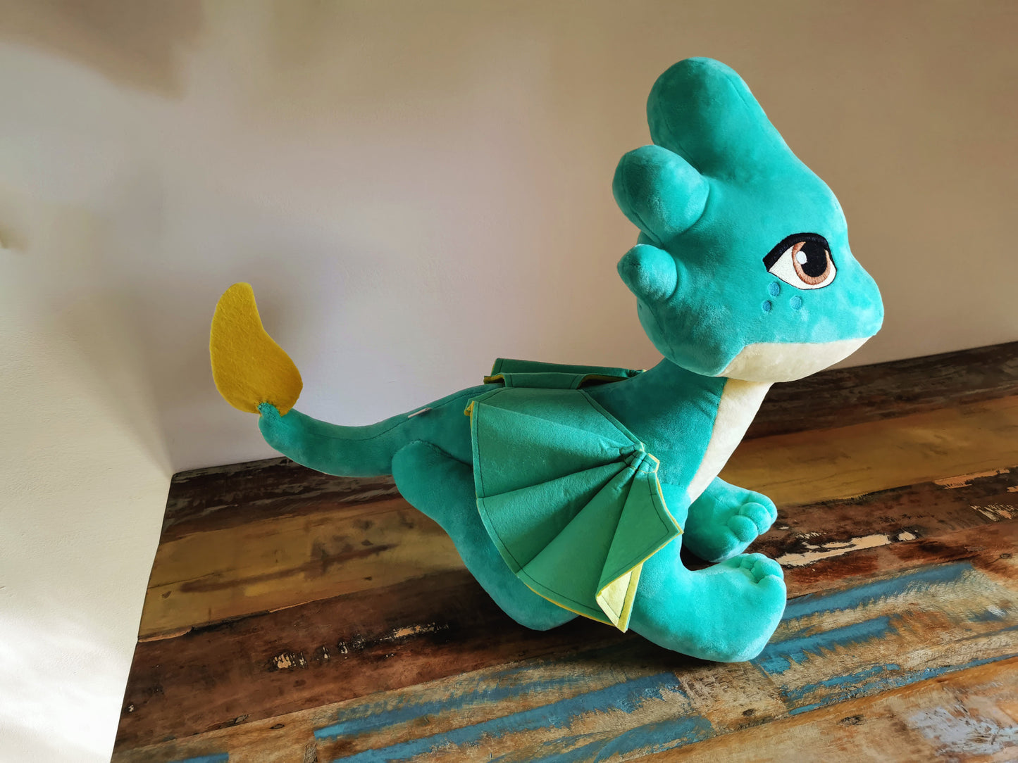 Summer - Dragon Rescue Riders replica plush, custom plush dragon figurine from Rescue Riders, 50/40 cm