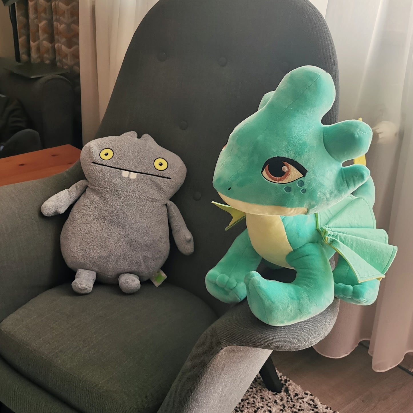 Summer - Dragon Rescue Riders replica plush, custom plush dragon figurine from Rescue Riders, 50/40 cm