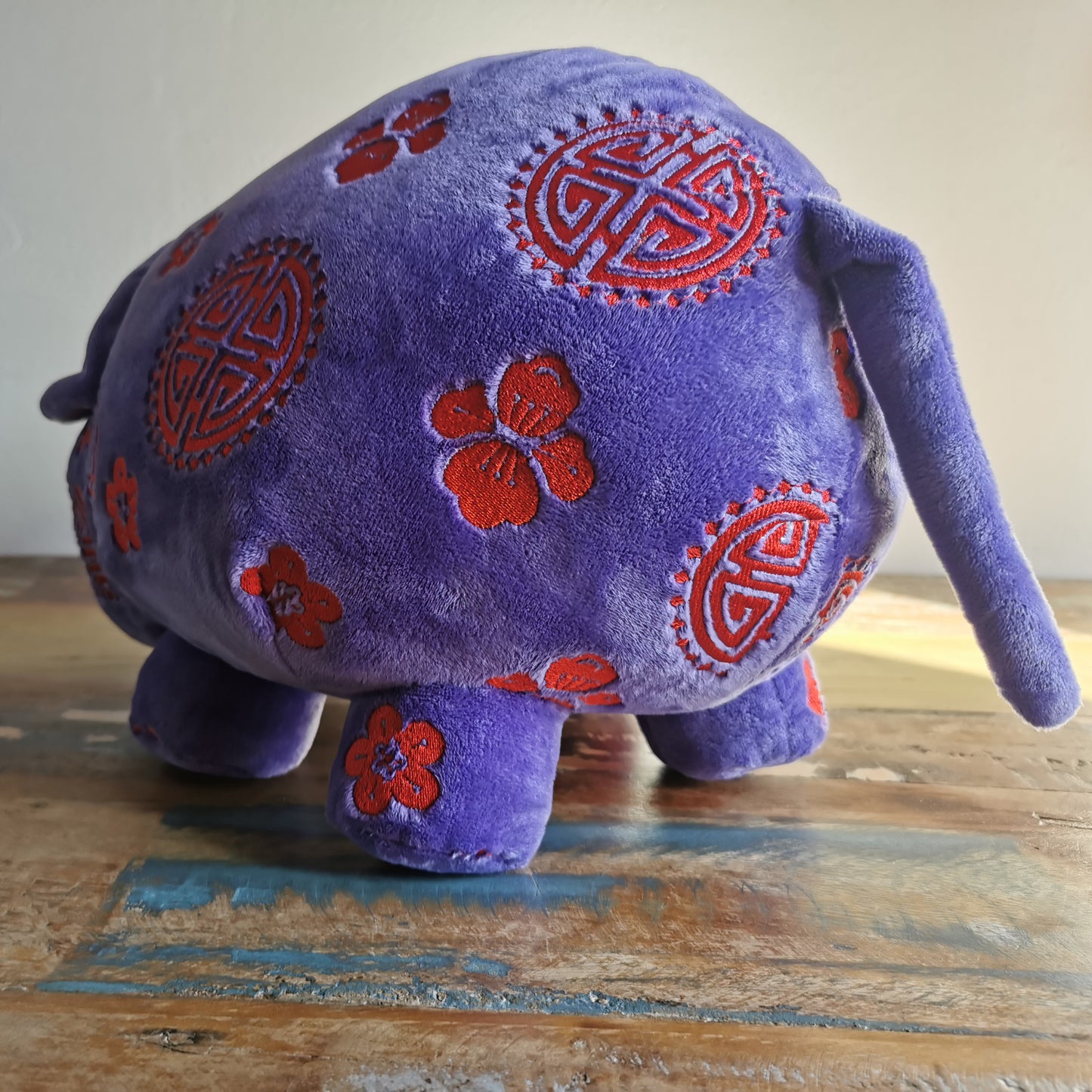 New Year Piggy, custom embroidery plush pig, personalized gift 40 cm