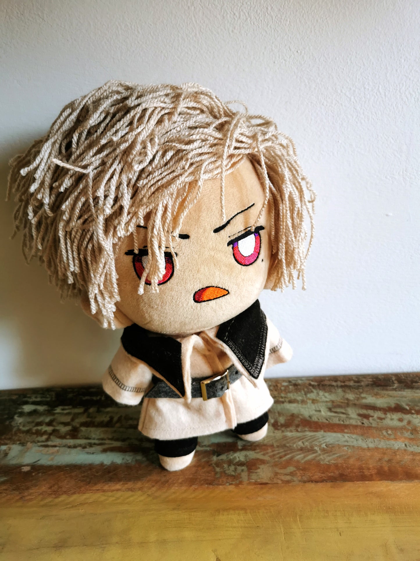 Aiden Chibi doll, custom chibi doll inspired by Aiden - Eternal Return, 25 cm