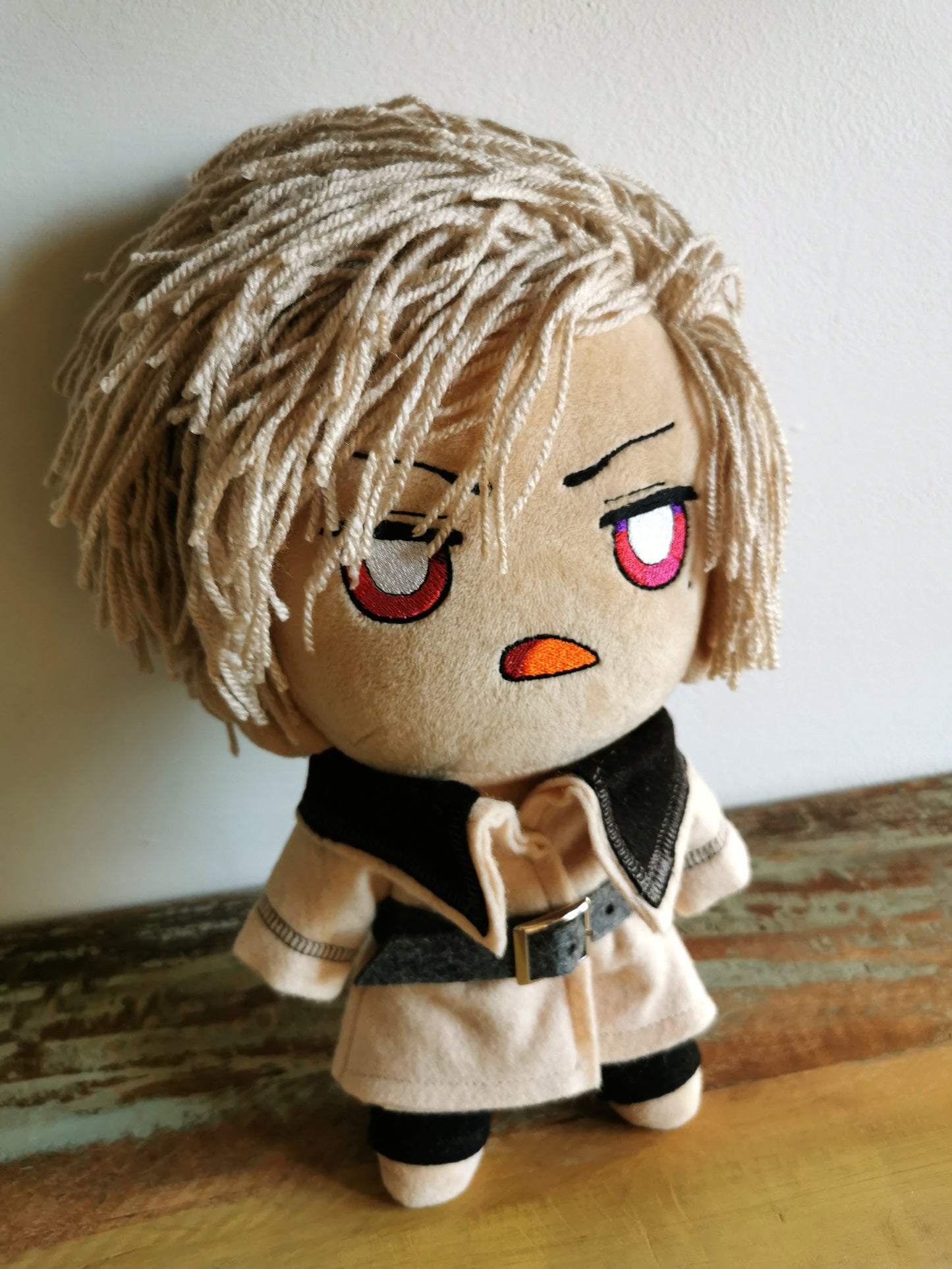 Aiden Chibi doll, custom chibi doll inspired by Aiden - Eternal Return, 25 cm