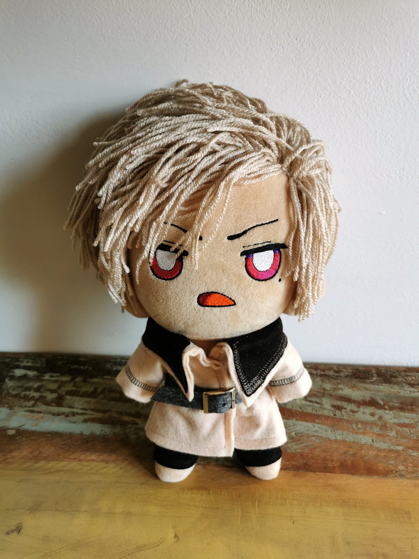 Aiden Chibi doll, custom chibi doll inspired by Aiden - Eternal Return, 25 cm