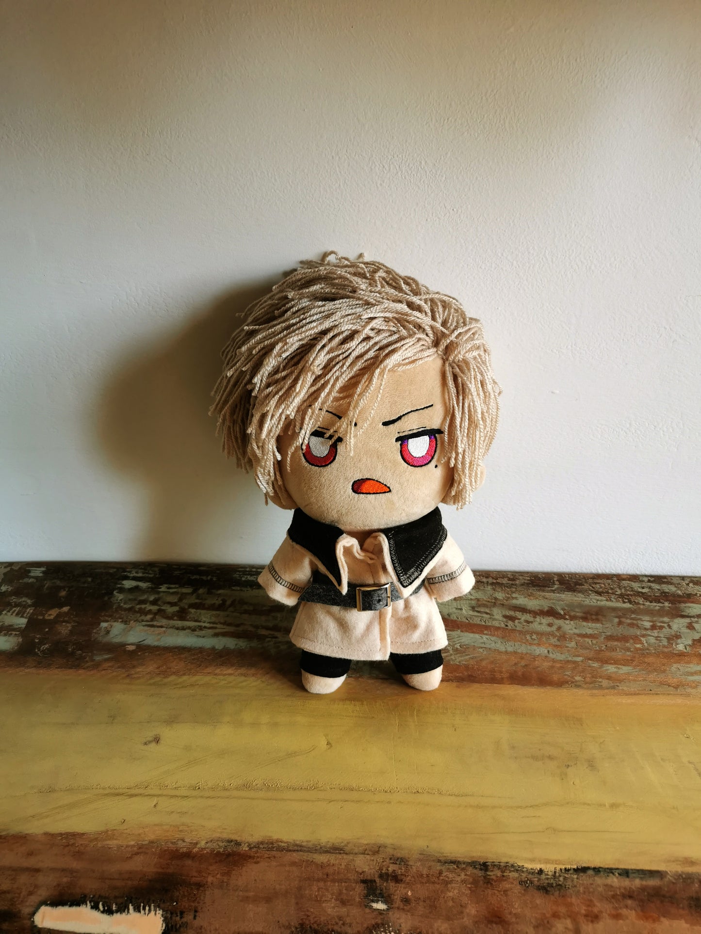 Aiden Chibi doll, custom chibi doll inspired by Aiden - Eternal Return, 25 cm