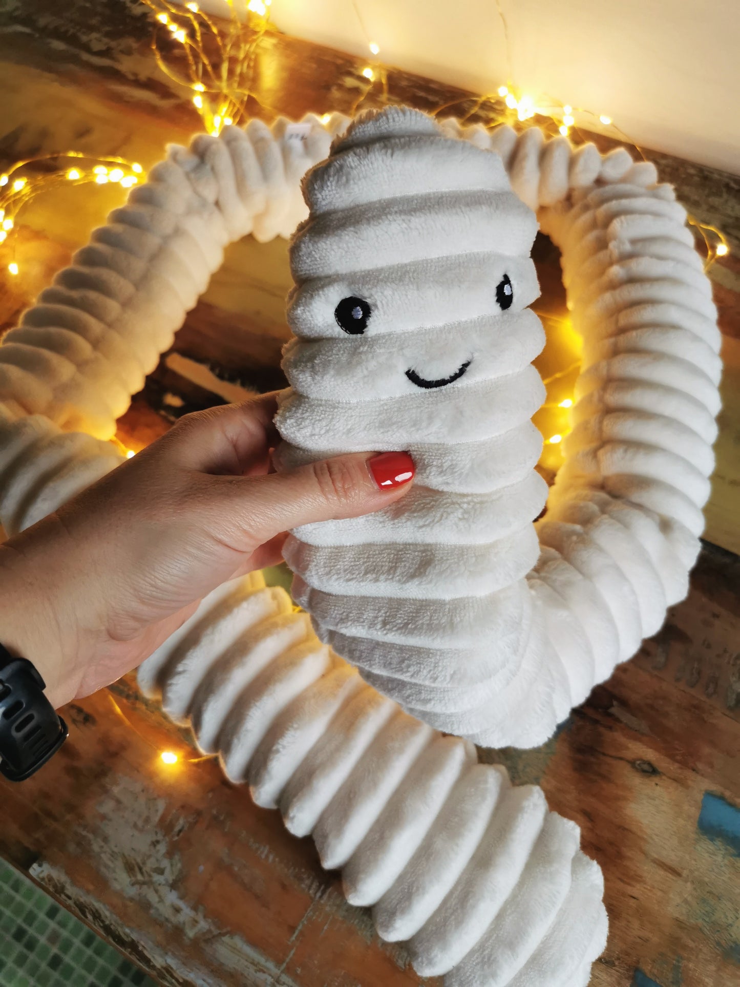 Soft and Snuggly 160cm Giant Earthworm Plush – Perfect for Cuddles!