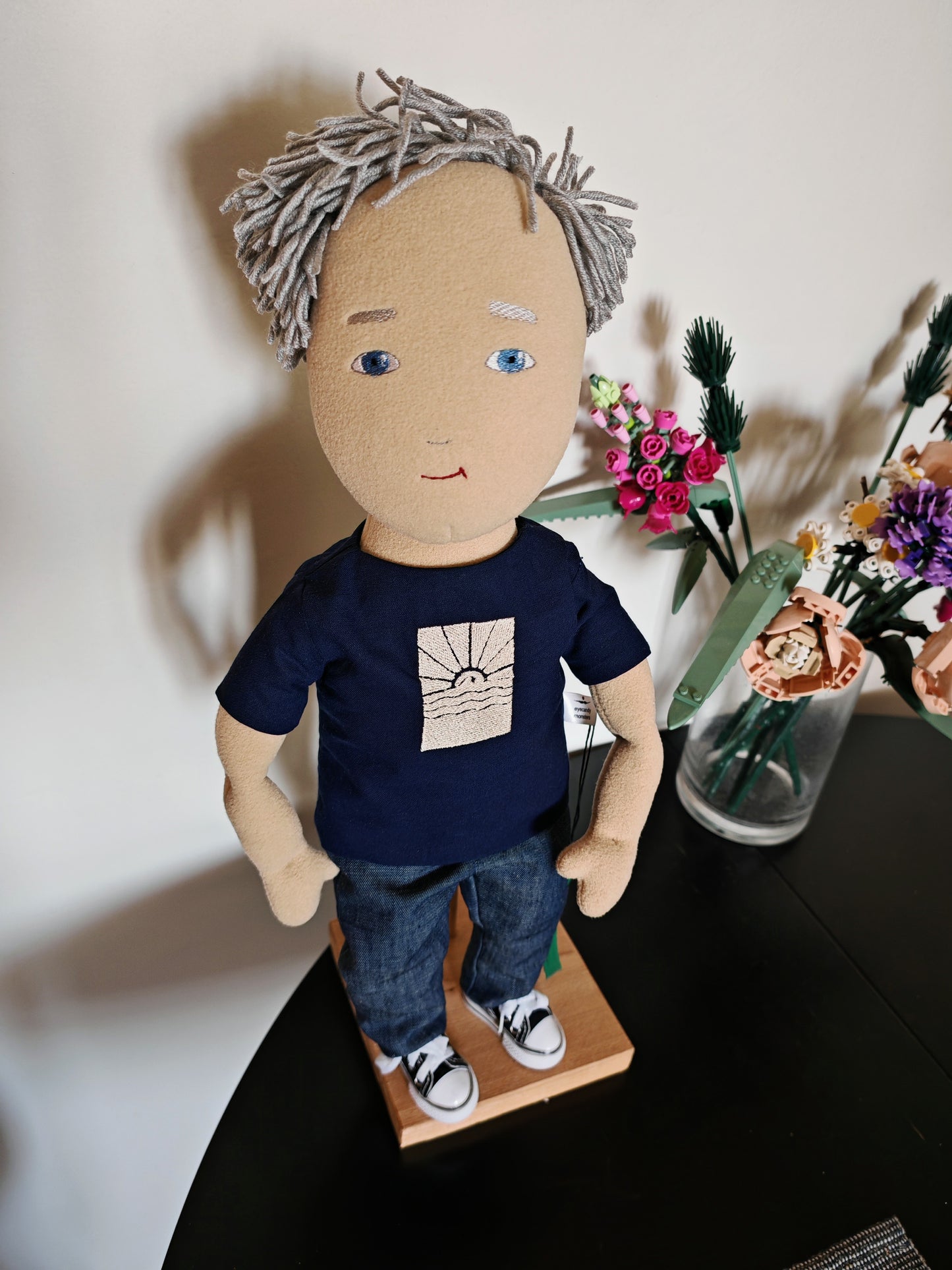 Personalized Doll based on photos, mini-me plush portrait doll, look-alike doll, custom plushie of you, 50 cm