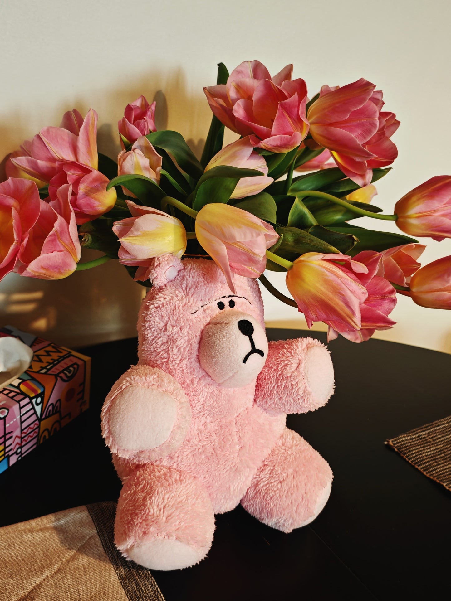 Pink Bear Plush based on Toy Story character, Toy Story 1995 Replica Bear, 25 cm, READY TO SHIP