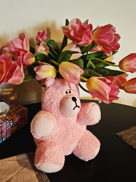 Pink Bear Plush based on Toy Story character, Toy Story 1995 Replica Bear, 25 cm, READY TO SHIP