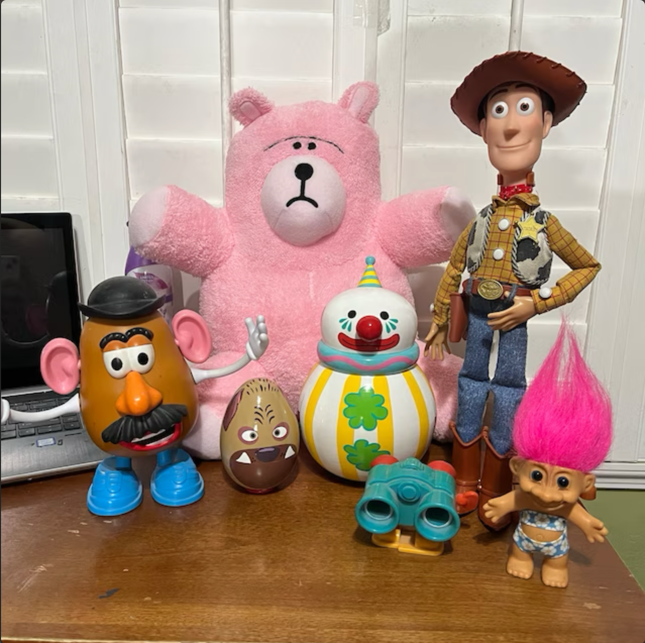 Pink Bear Plush Replica based on Toy Story character, Toy Story 1995 Replica Bear, 40 cm