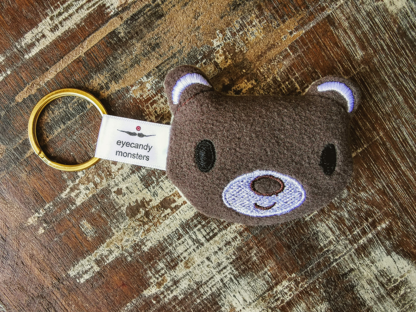 5 Pocket bears plush with 5 embroidered texts, pack of 5 gifts for 5 friends