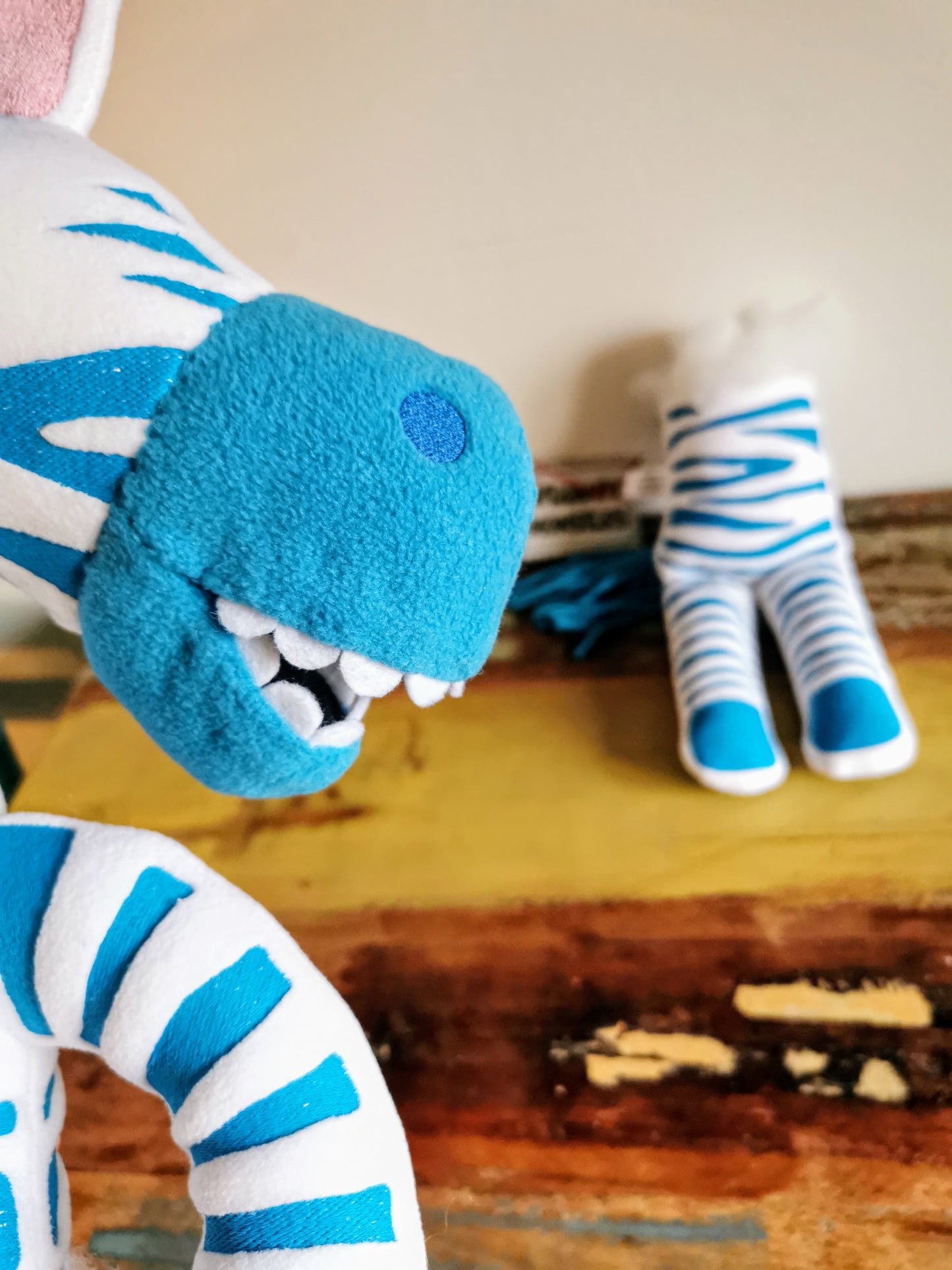 Doug, the half ripped zebra based on Toy Story 4, Toy Story 4 replica plush, Doug Zebra replica, 64cm
