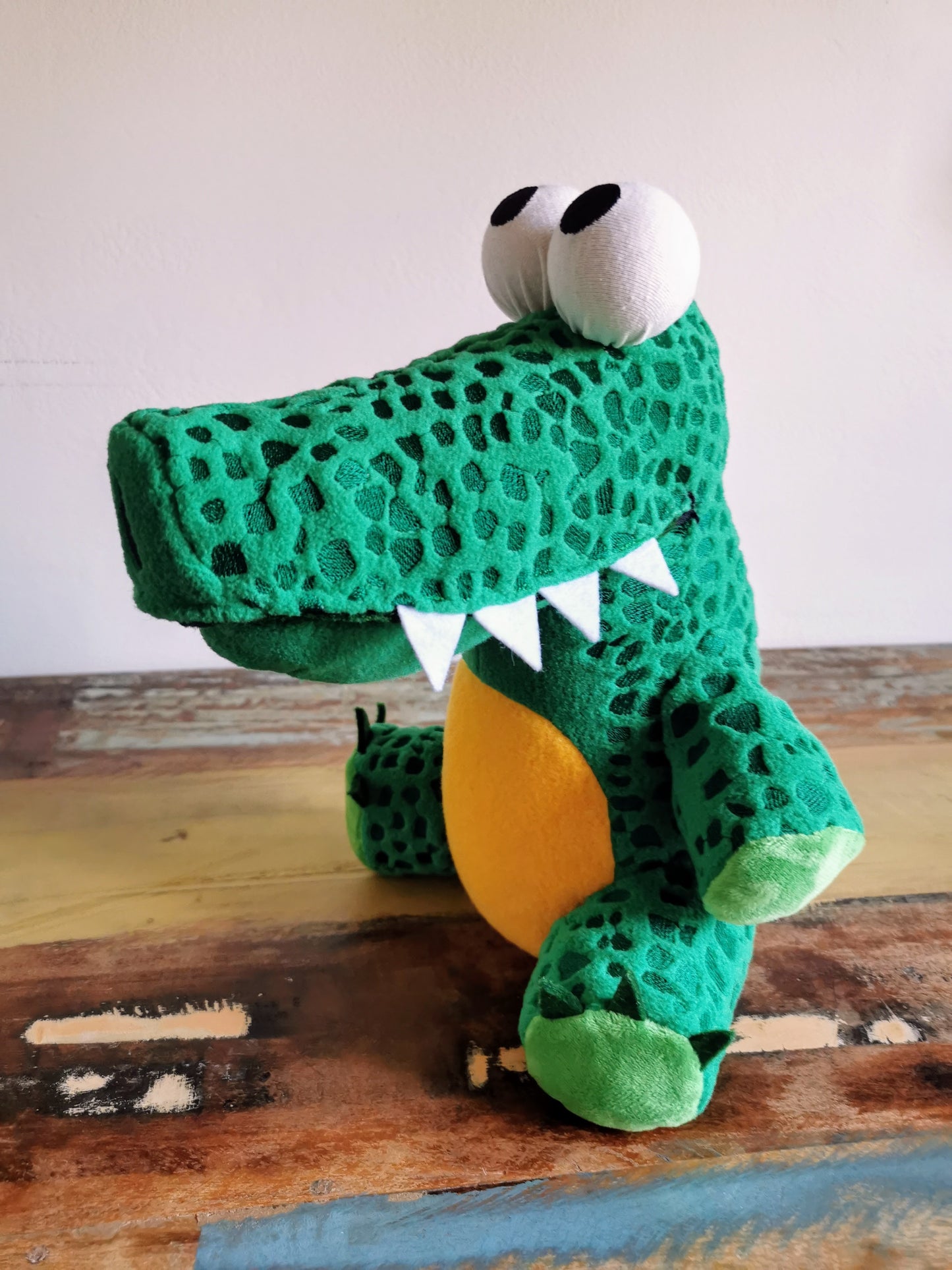 Toy Story 4 Replica Crocodile, 27 cm, custom plush crocodile, OOAK gift for a true Toy Story Fan