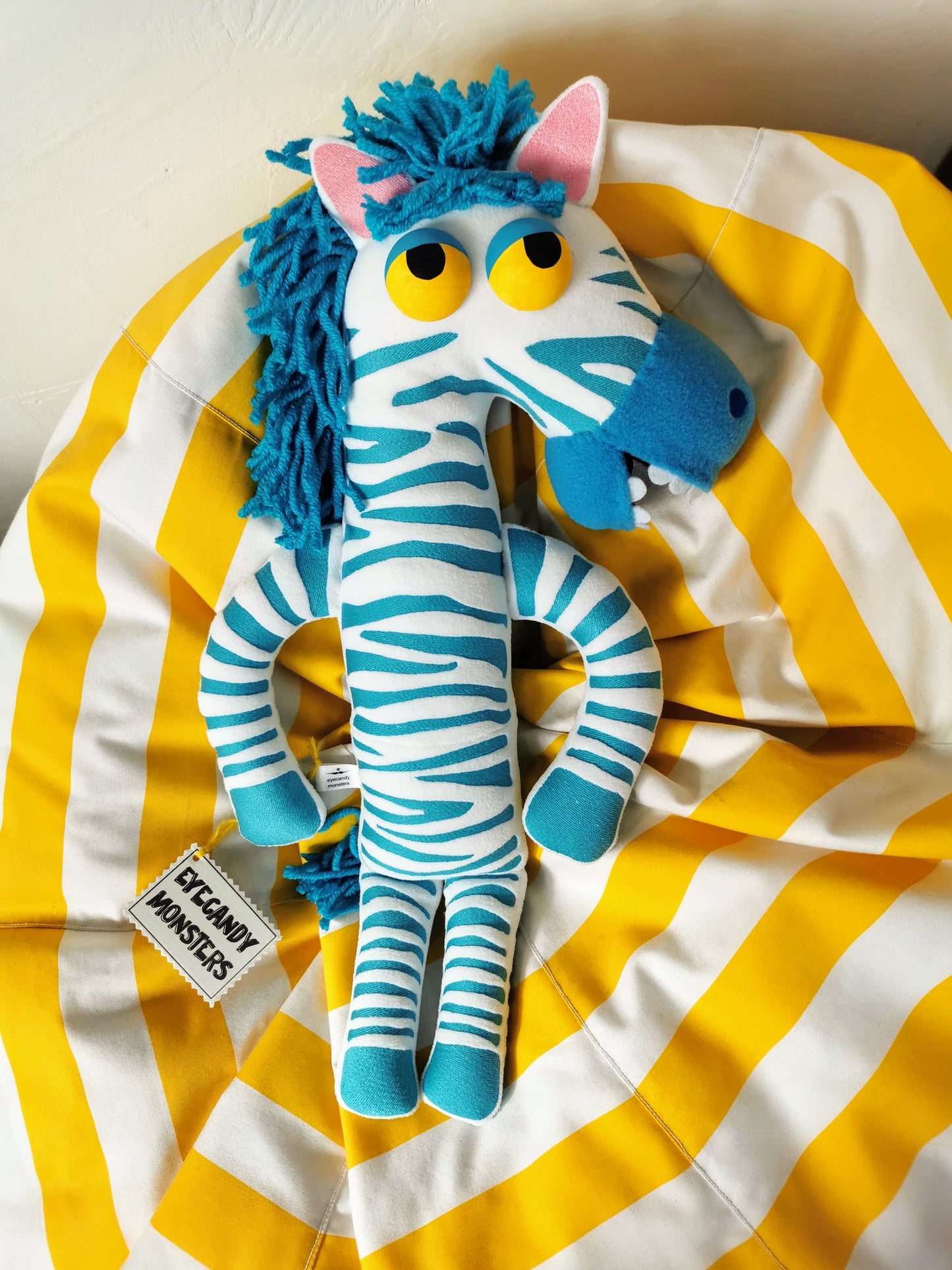 Doug, the half ripped zebra GOT FIXED! based on Toy Story 4, Toy Story 4 replica plush, Doug The Fixed Zebra replica, 57cm