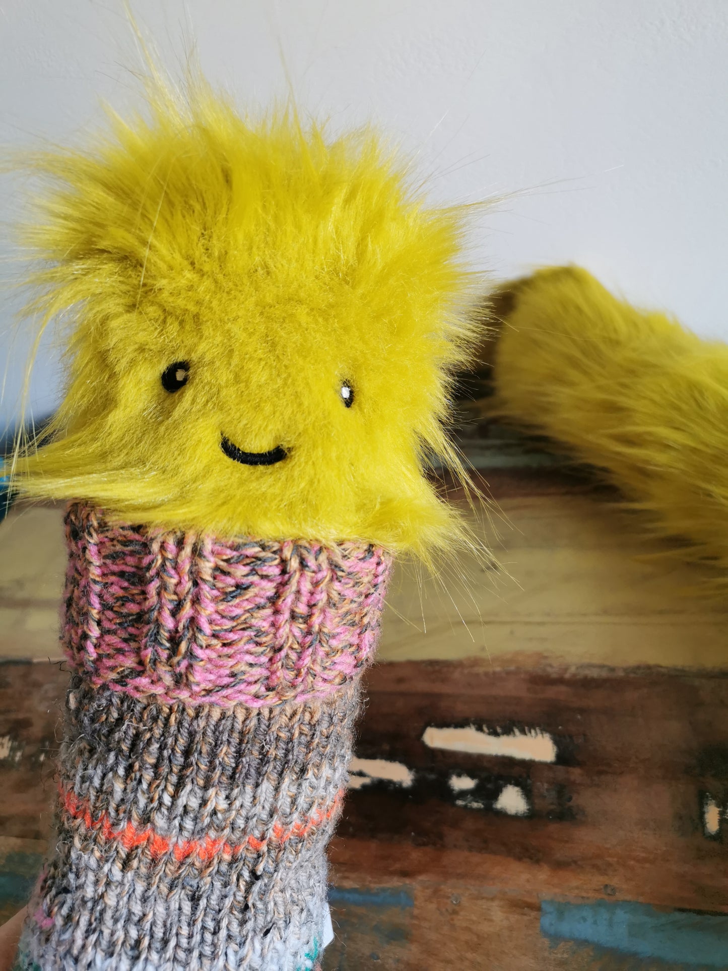Fantasy Creature Plush Toy: The Hairy Giant Worm