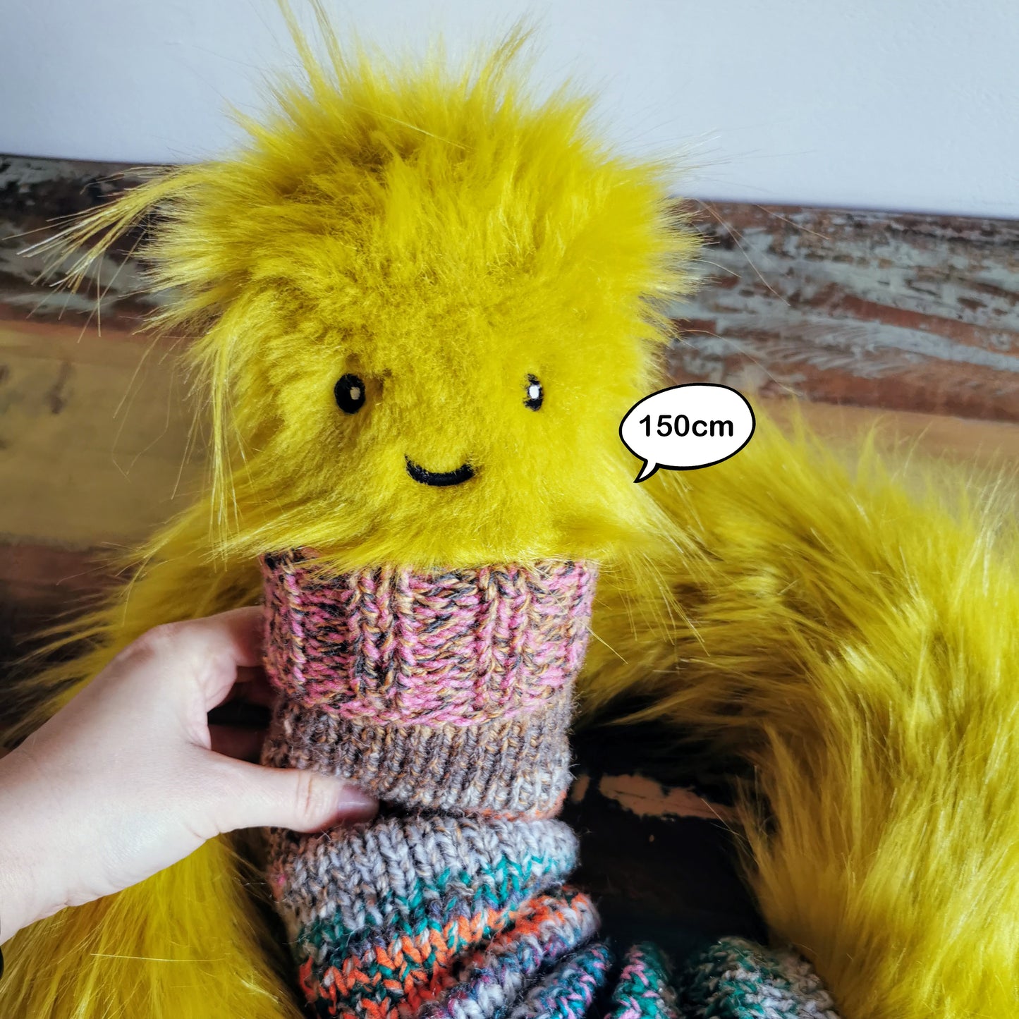 Fantasy Creature Plush Toy: The Hairy Giant Worm