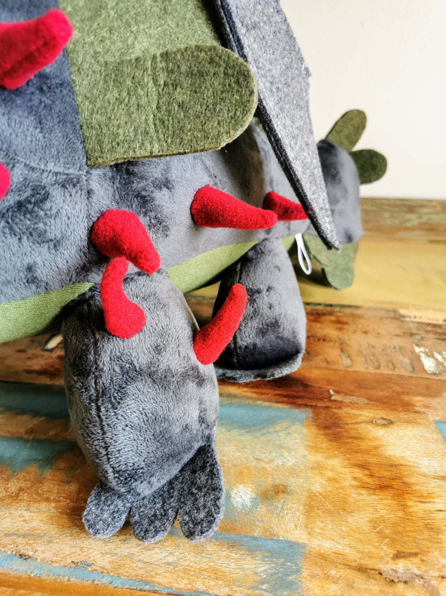 Red Death Dragon plushie, How to Train Your Dragon replica plush, cute plush dragon, custom plush from photo 45cm