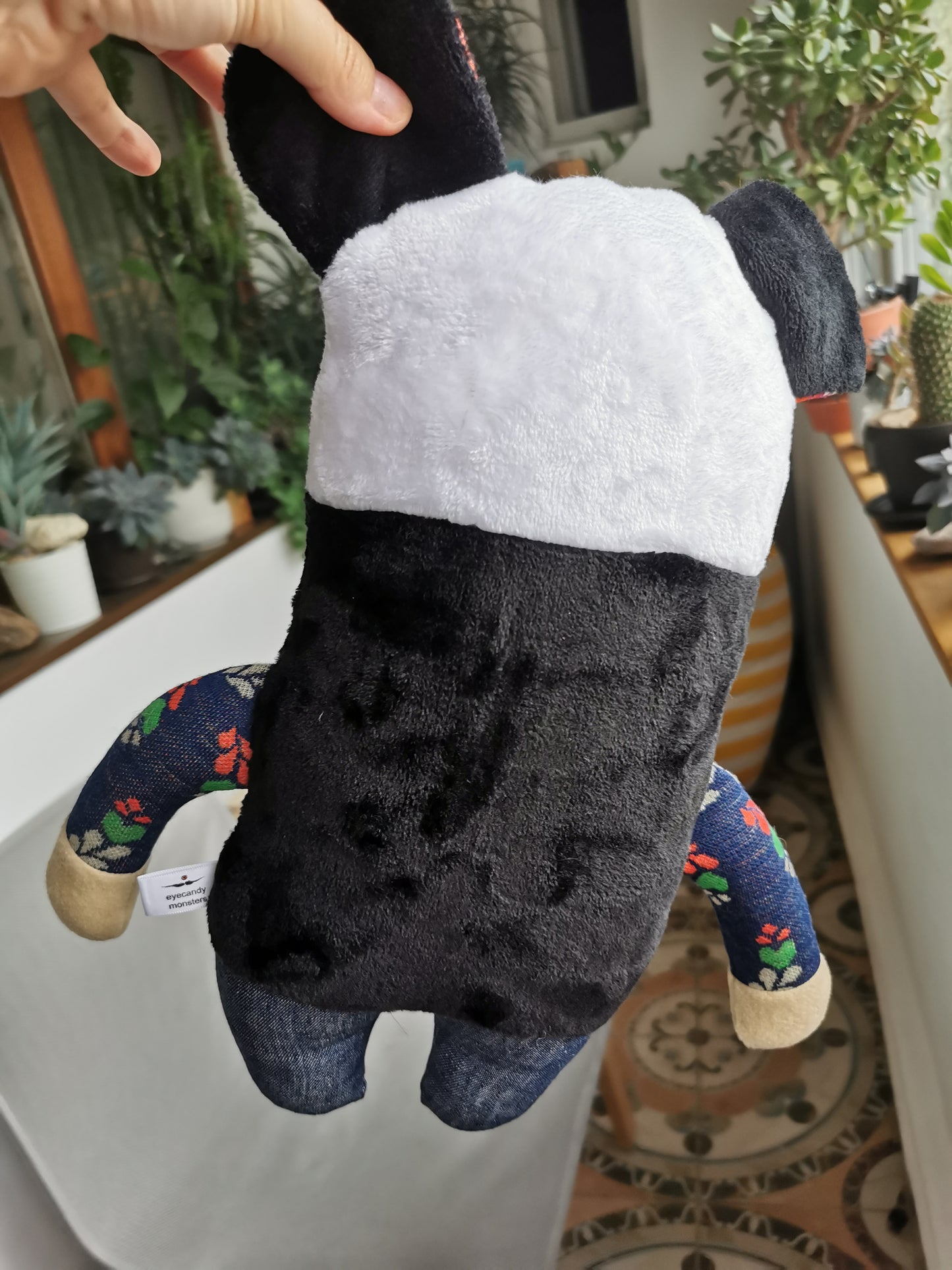 Personalized Panda Portrait Doll based on photos, mini-me plush doll, look-alike child doll, 40 cm