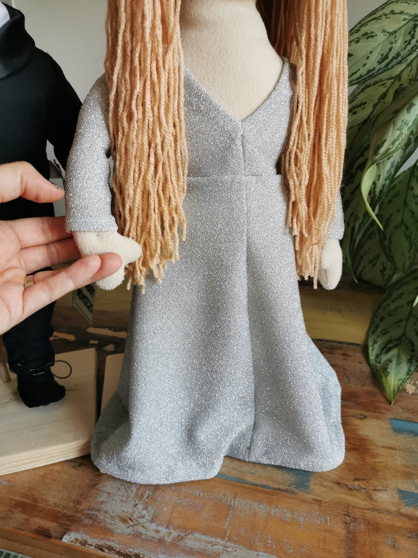 Custom Dolls from Wedding to Plush, 2 dolls of Bride and Groom, replica of wedding day couple photos