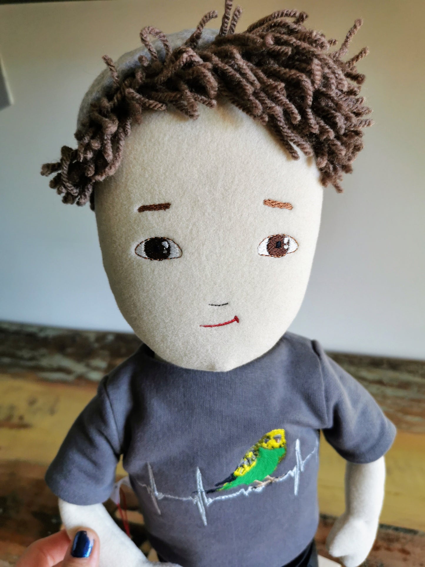 Personalized Portrait Doll based on selfie, mini-me plush doll, look-alike doll, custom plushie doll of you, 50 cm