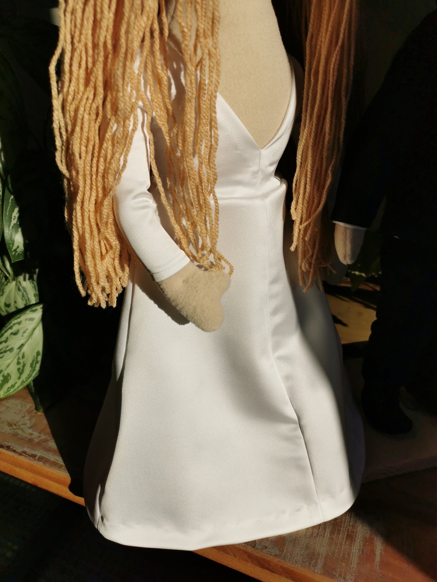 Custom Dolls from Wedding to Plush, 2 dolls of Bride and Groom, replica of wedding day couple photos