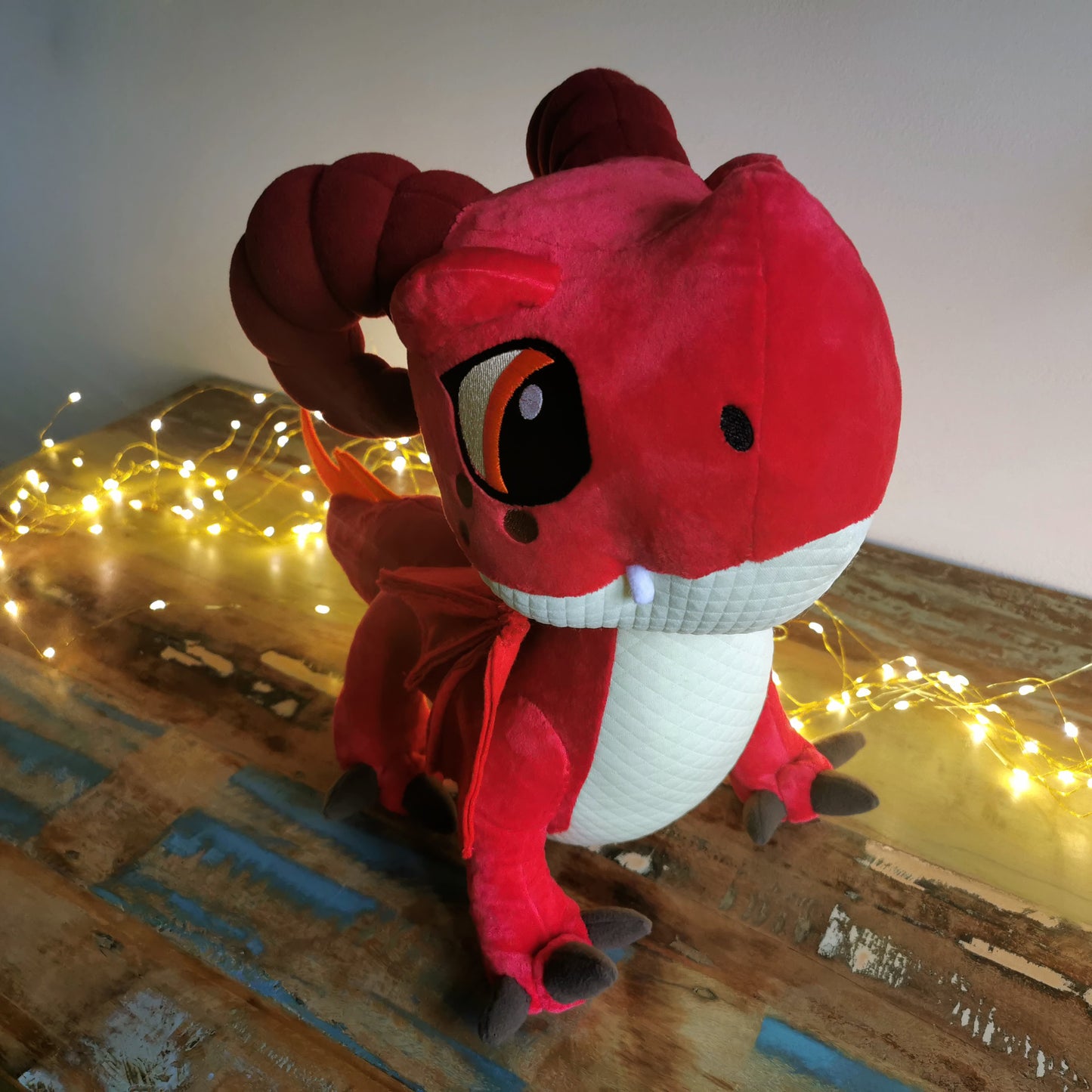 Aggro - Dragon, Rescue Riders replica plush, custom plush doll figurine from Rescue Riders, 40 cm