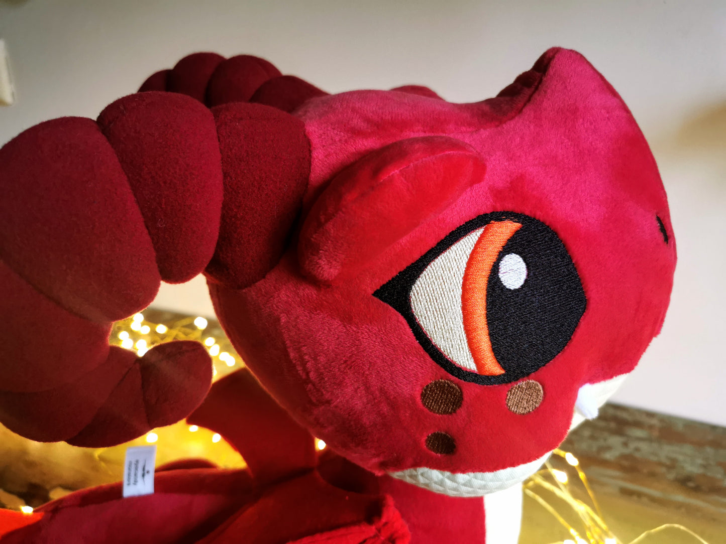 Aggro - Dragon, Rescue Riders replica plush, custom plush doll figurine from Rescue Riders, 40 cm