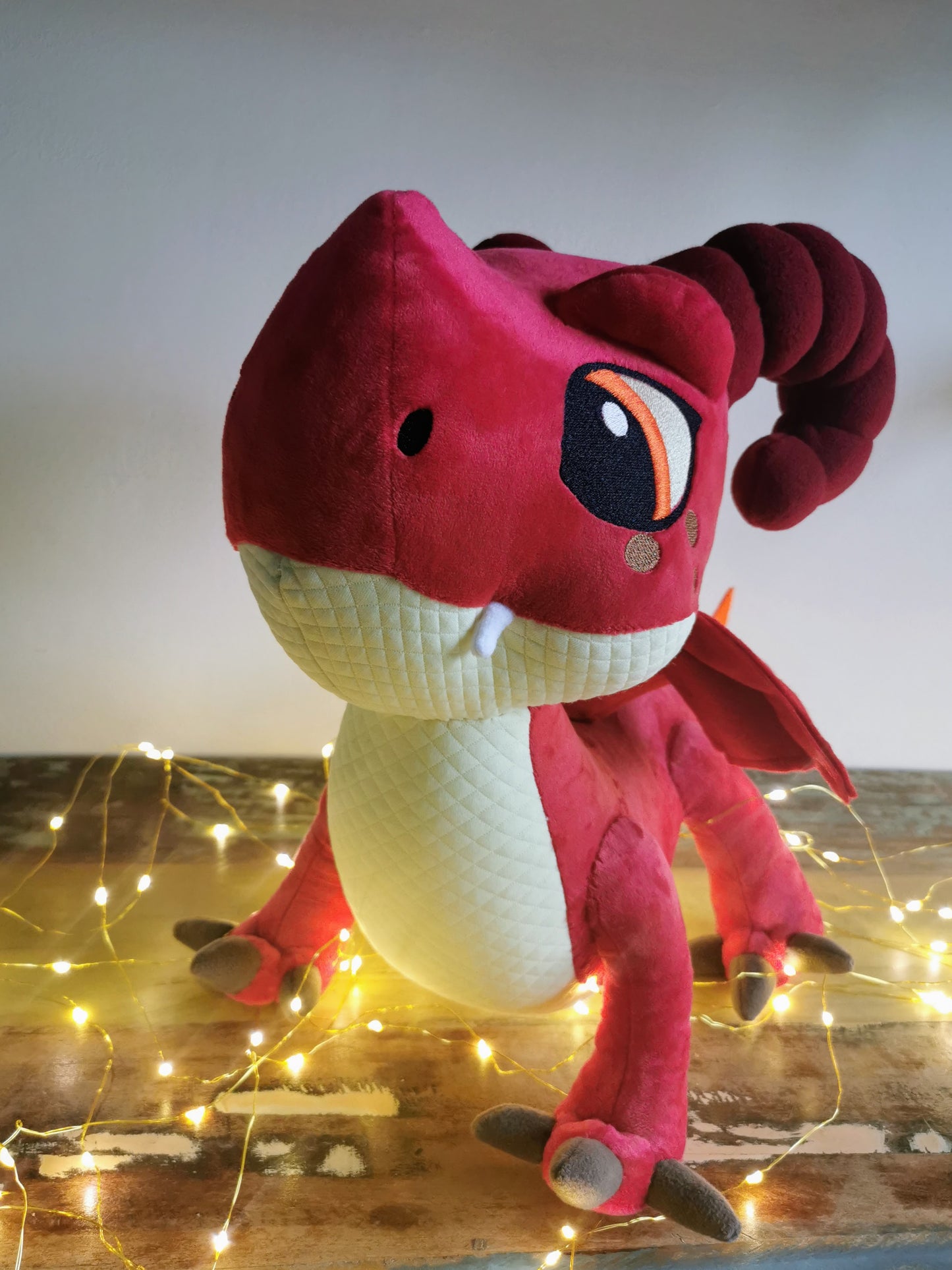 Aggro - Dragon, Rescue Riders replica plush, custom plush doll figurine from Rescue Riders, 40 cm