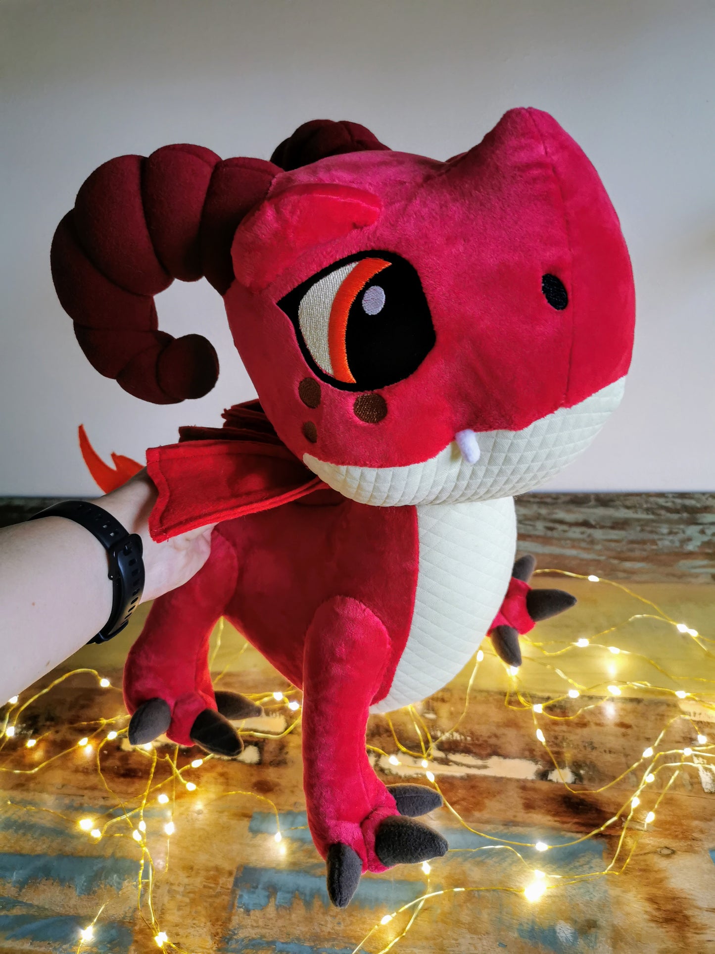 Aggro - Dragon, Rescue Riders replica plush, custom plush doll figurine from Rescue Riders, 40 cm