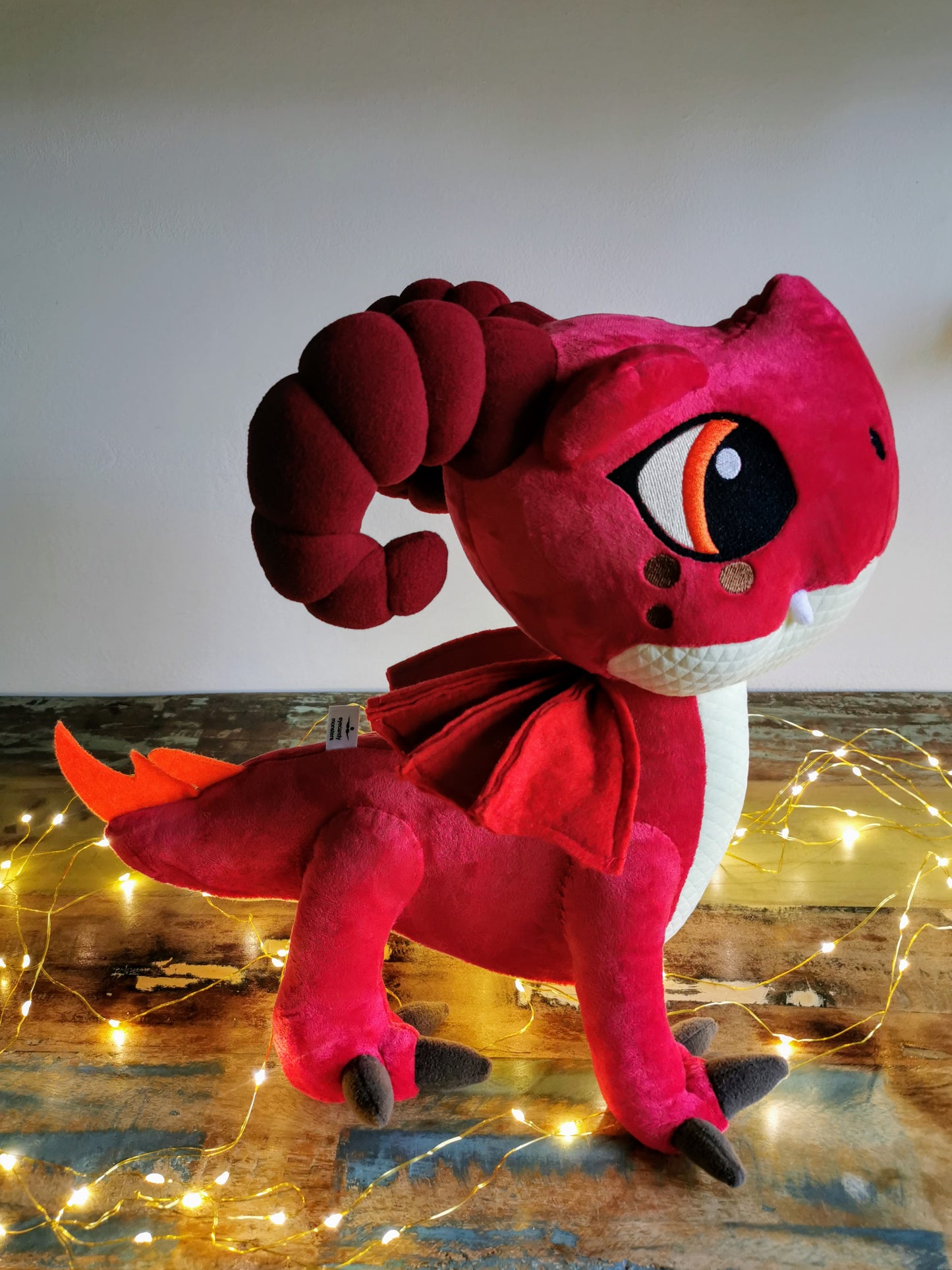 Aggro - Dragon, Rescue Riders replica plush, custom plush doll figurine from Rescue Riders, 40 cm