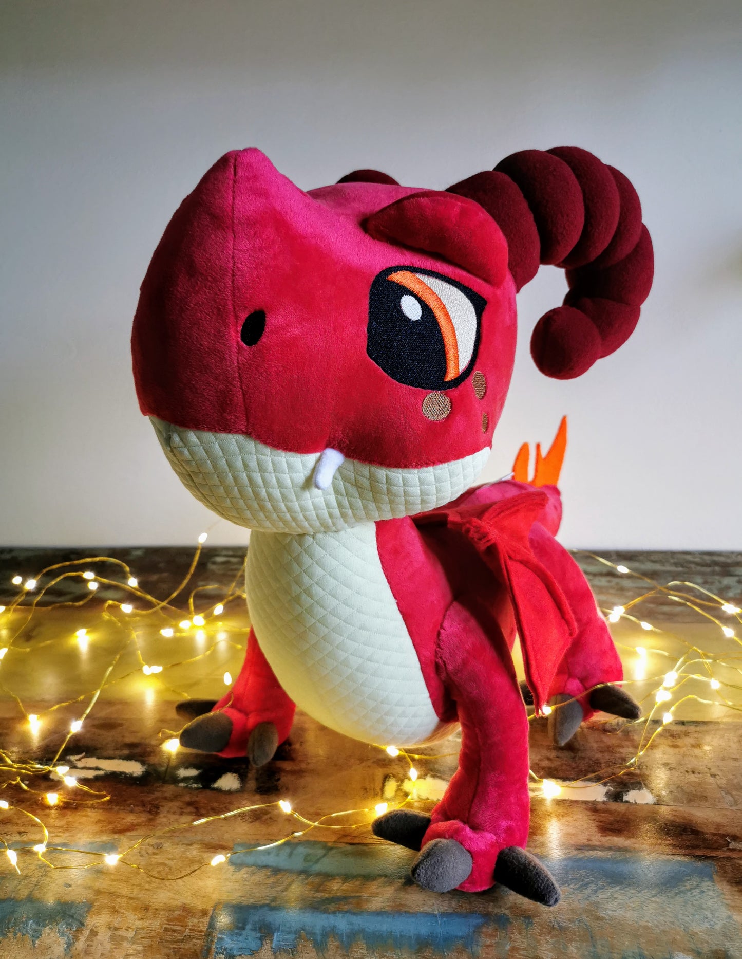 Aggro - Dragon, Rescue Riders replica plush, custom plush doll figurine from Rescue Riders, 40 cm