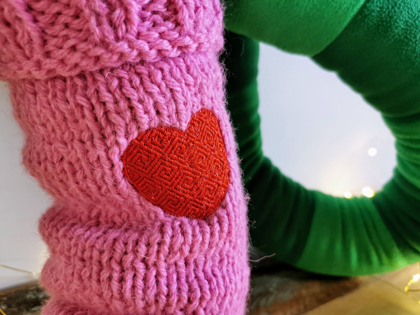 Giant Worm Plush dressed in knitted sweater, Plush Book Worm, 200cm, READY TO DELIVER!