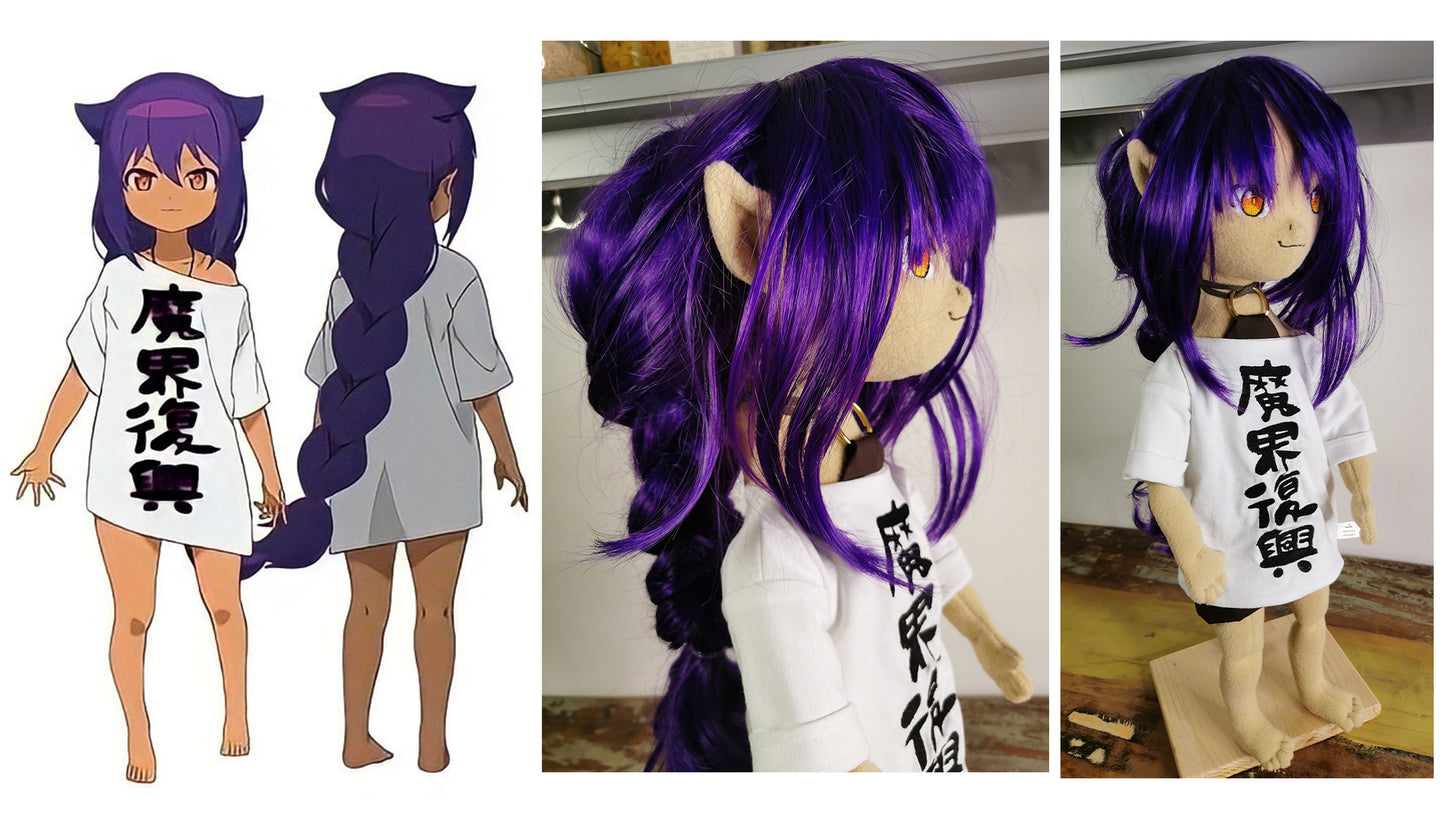 The Great Jahy Will Not Be Defeated! replica plush doll, custom plush doll figurine from Manga Series, 60cm