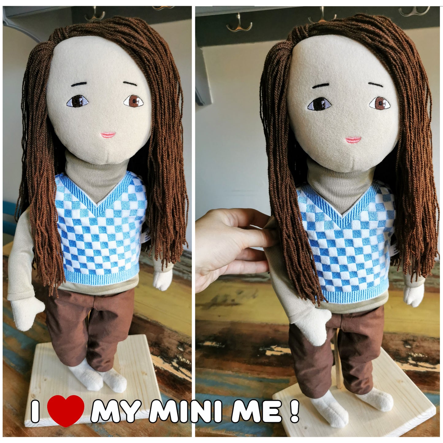 Custom Doll from Photo to Plush, custom dolls from photo, dolls of people, replica of people, plush selfie doll from photo, figurine mini-me