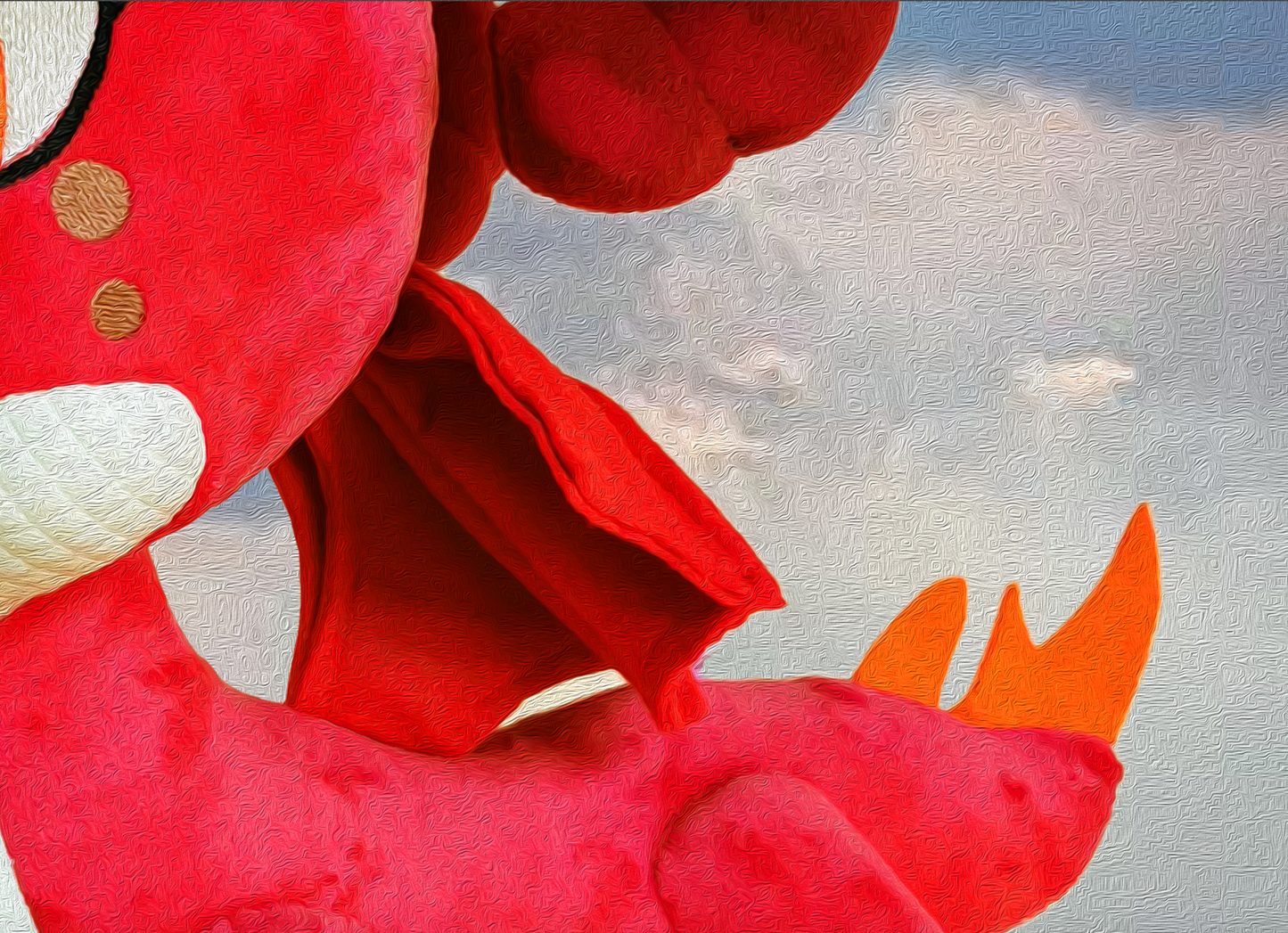 Aggro Fire Fury Plushie Digital art to download & print, Aggro custom plush poster, Room decor for kids, Dragon Art Wall decor as digital download