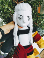 Kain Plush, Blood Omen - Legacy of Kain replica plush, Custom plush vampire inspired by Blood Omen Game, Kain custom plush doll 55 cm