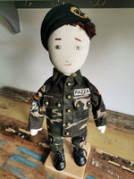 Figurină jucărie portret de pluș personalizată, portret de jucărie, mini-me al unei persoane, jucărie bazată pe o fotografie, mini me 50 cm