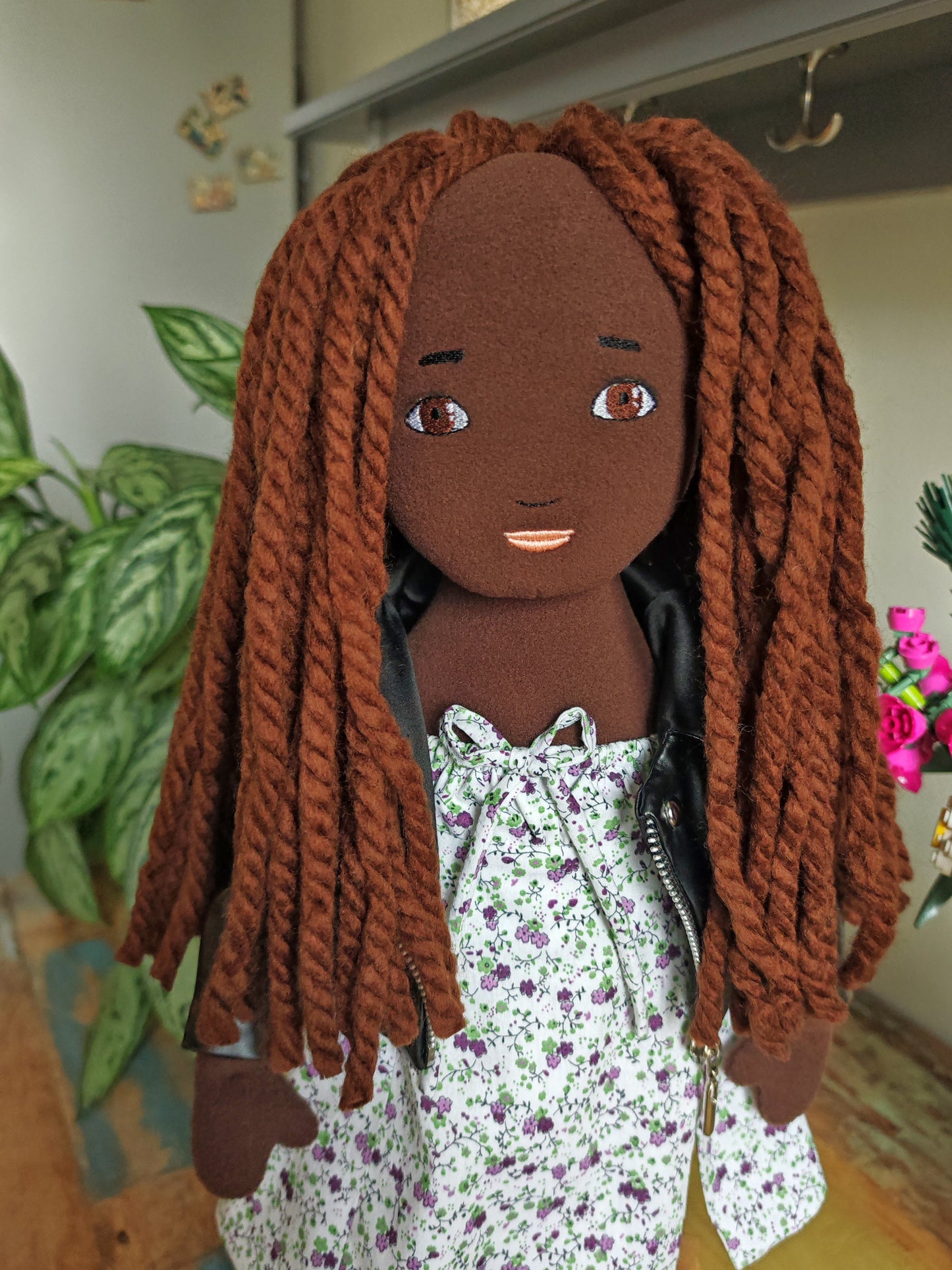 Personalized Portrait Doll based on photos, selfie cloth doll, likeness doll with glasses 50 cm